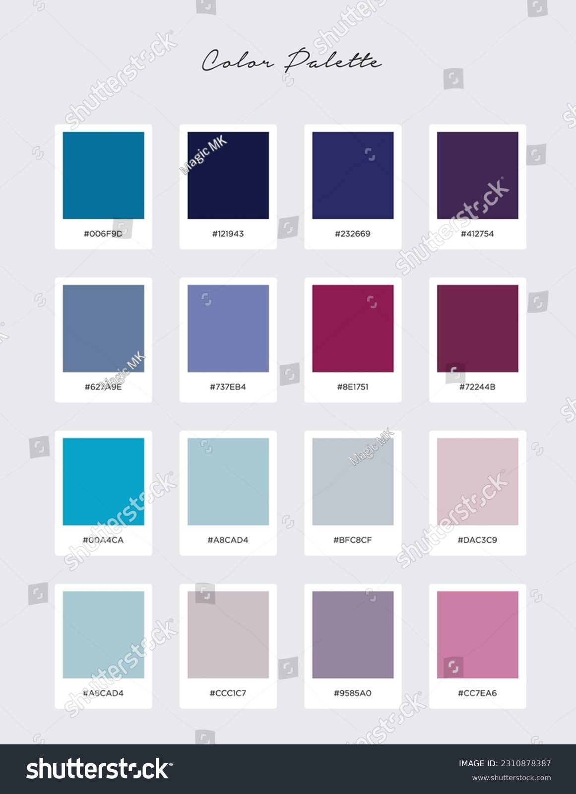 Pantone Color Guide Palette Catalog Samples Royalty Free Stock Vector