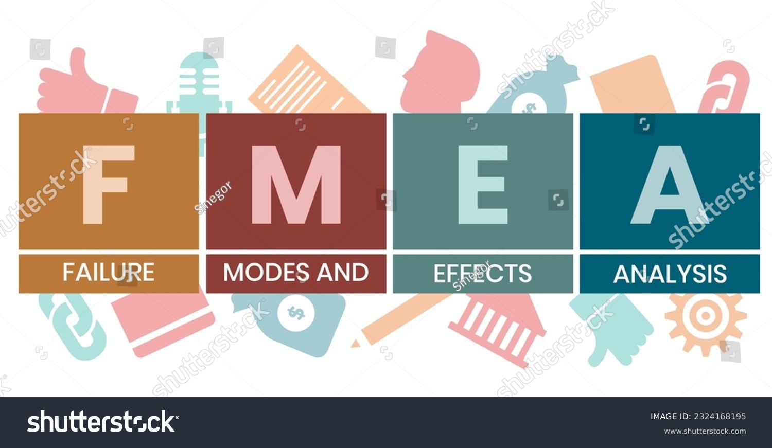 Fmea Failure Modes And Effects Analysis Royalty Free Stock Vector