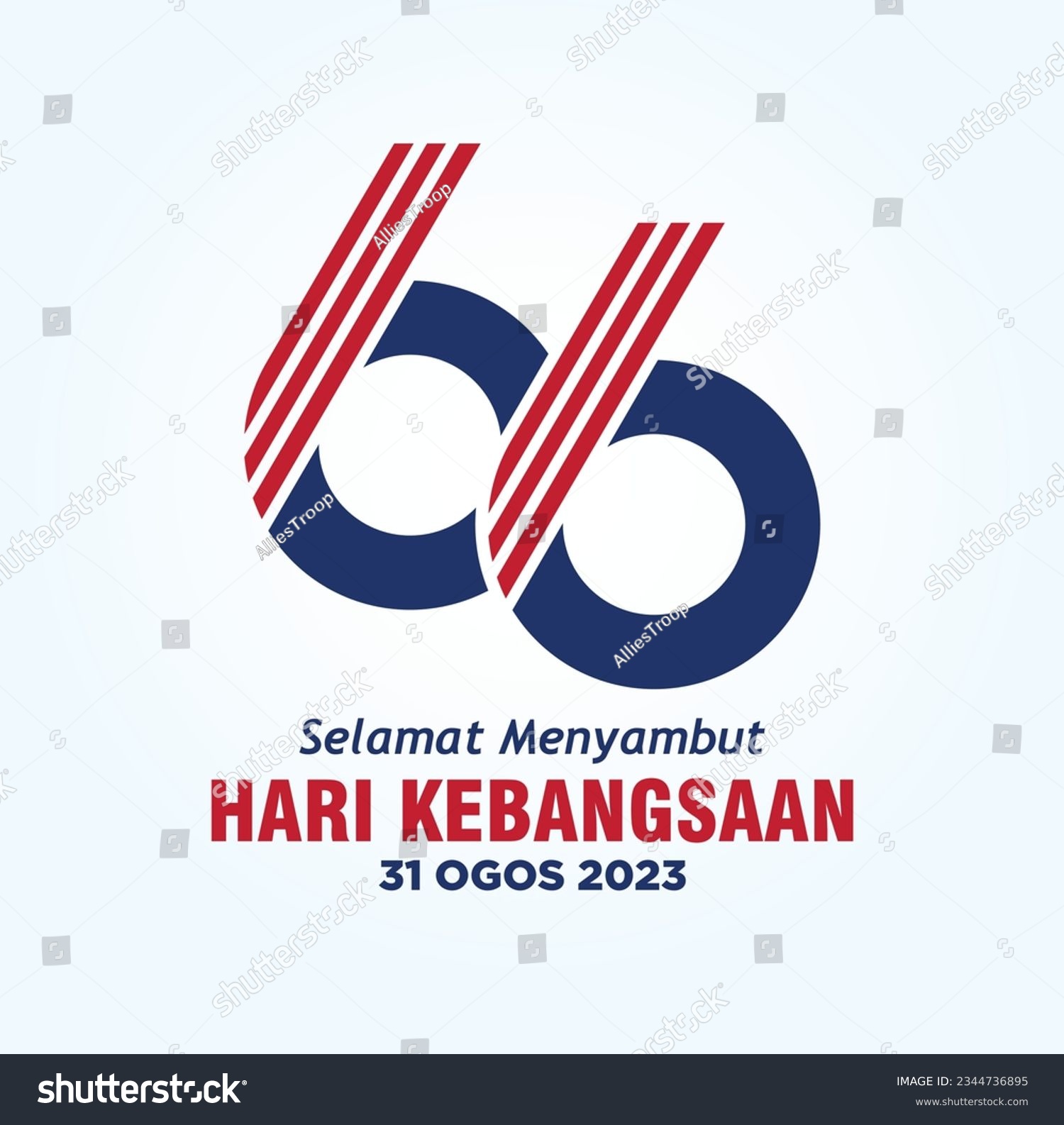 Malaysia Madani Selamat Menyambut Hari Royalty Free Stock Vector