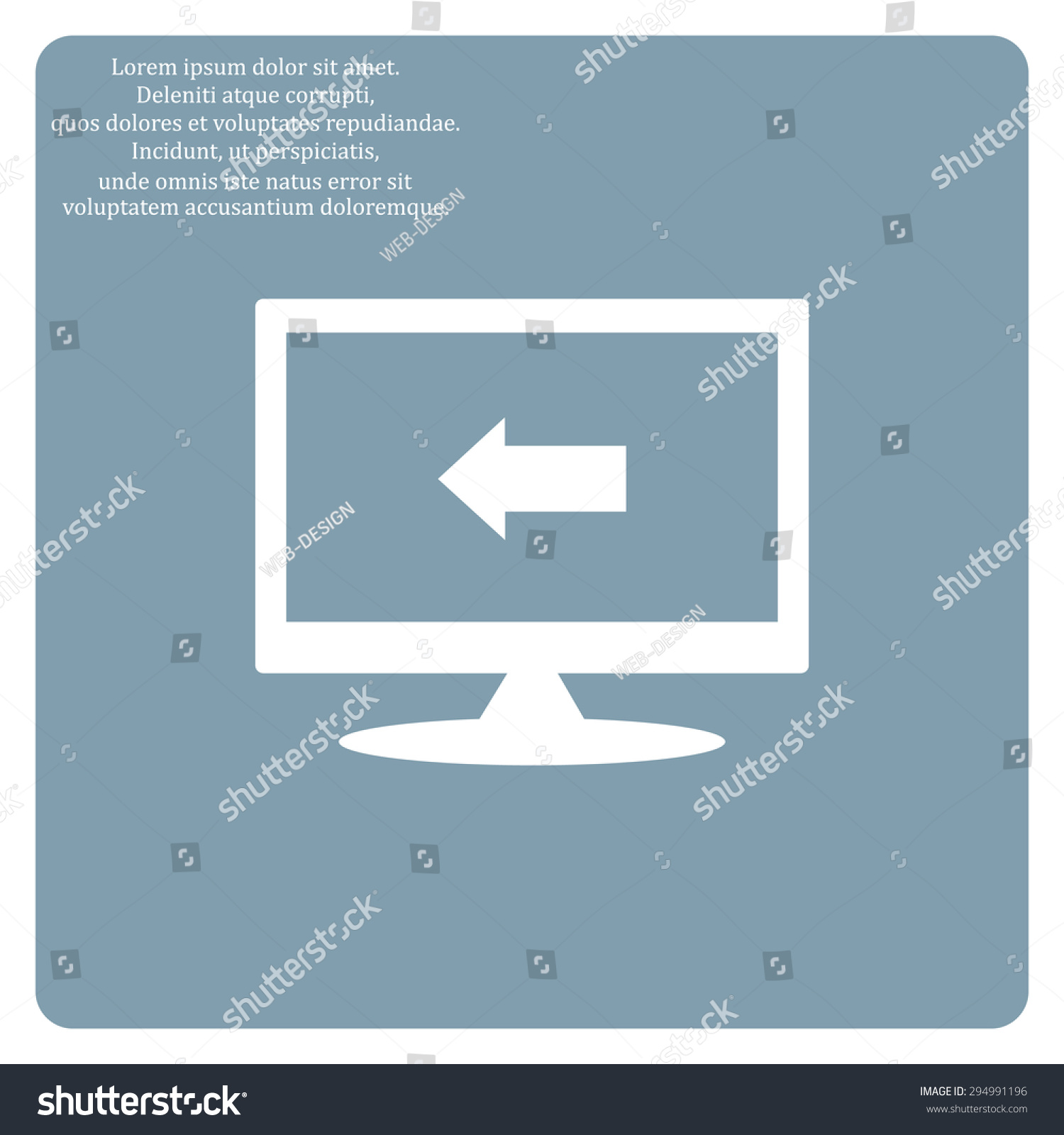 Arrow Indicates The Direction Icon Vector Royalty Free Stock Vector