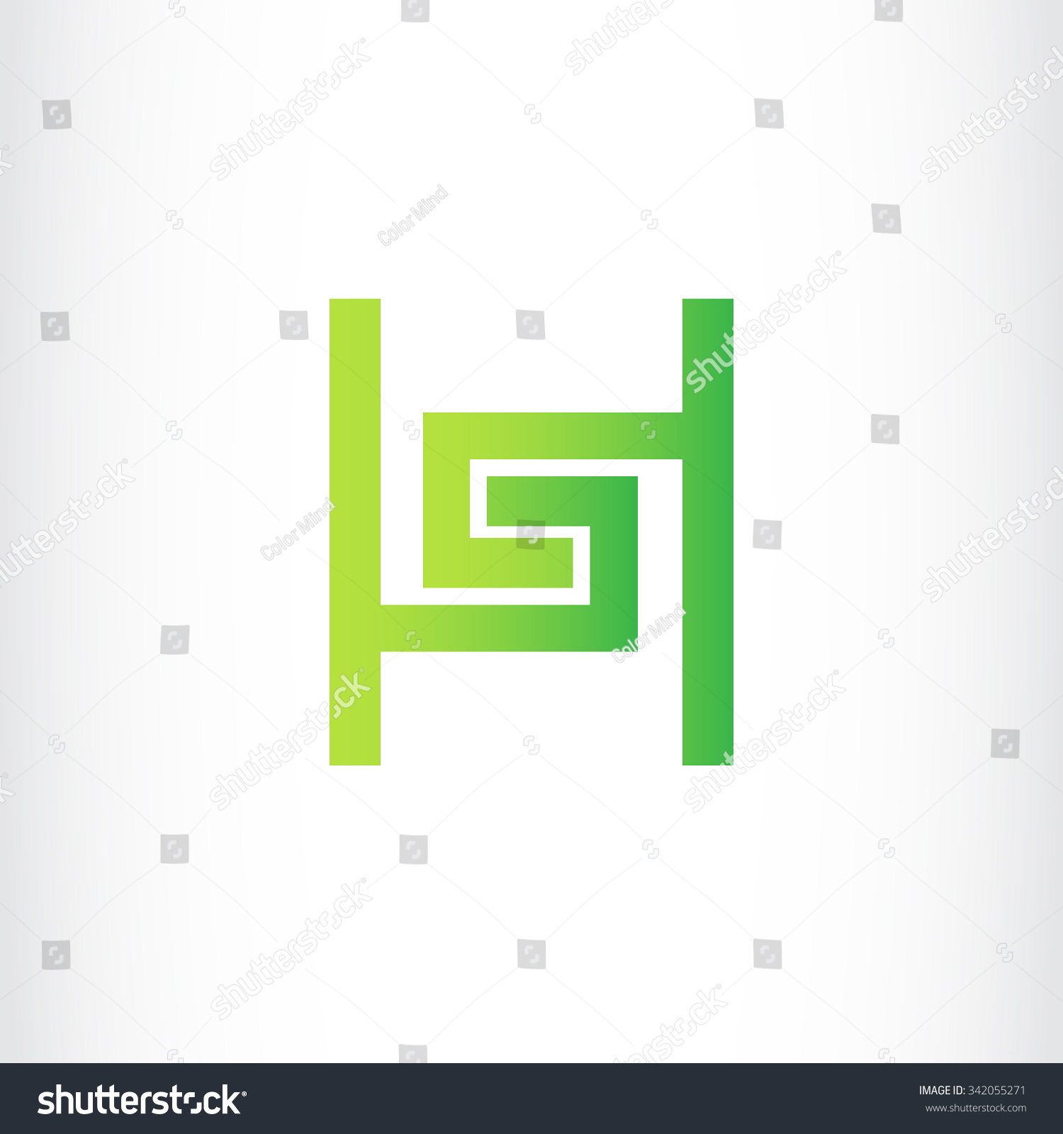 Letter H Logo Royalty Free Stock Vector Avopix