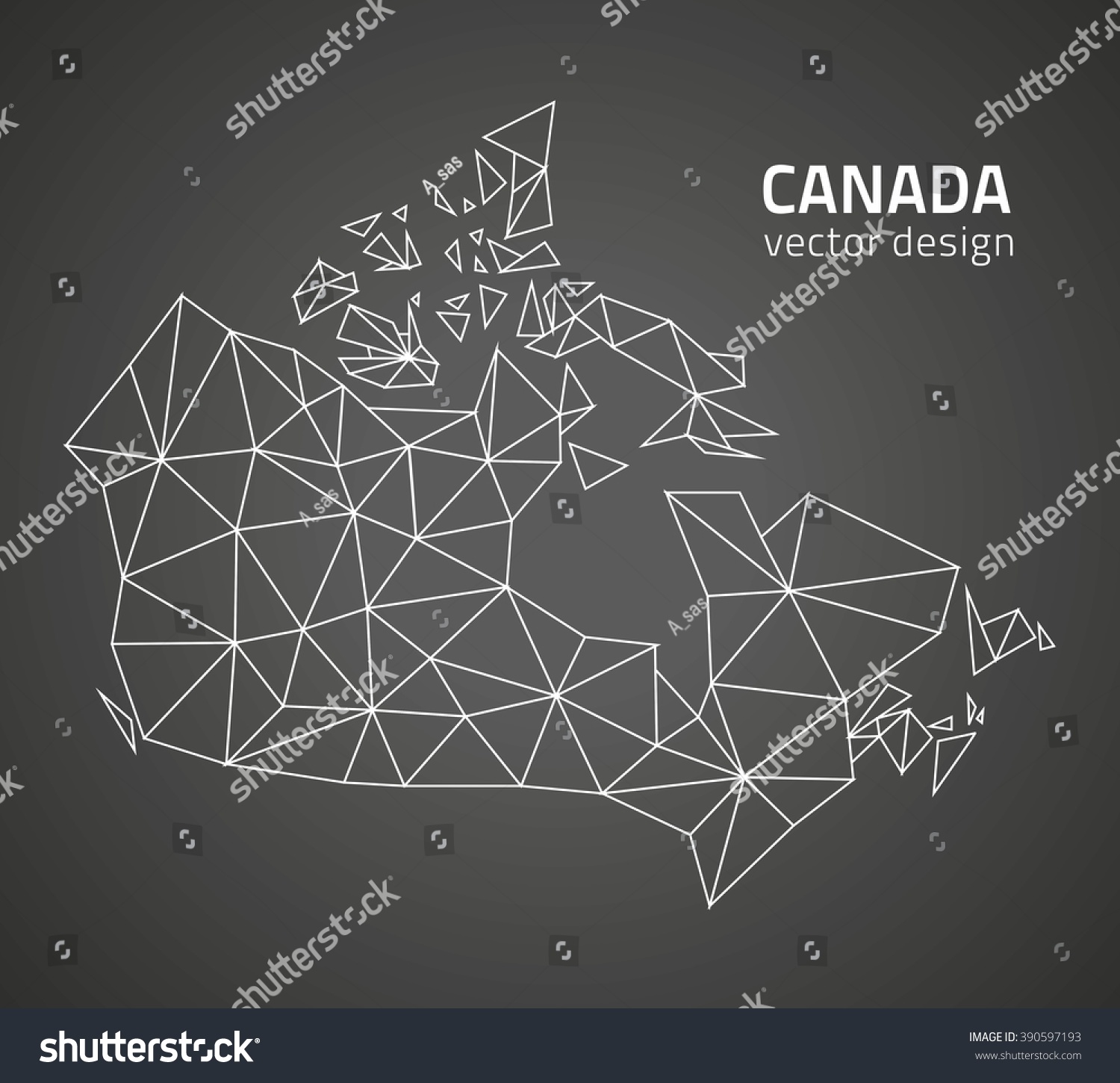 Canada Outline Map Royalty Free Stock Vector Avopix