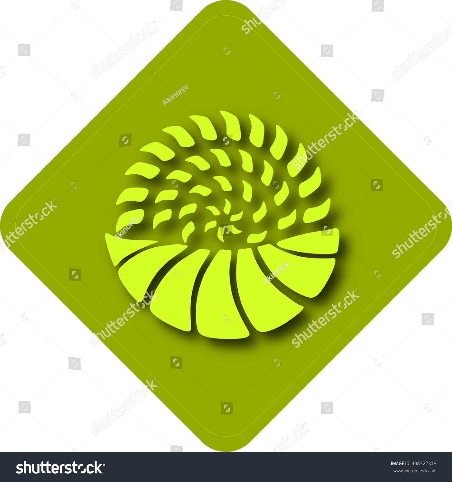 Nummulite Icon Royalty Free Stock Vector Avopix