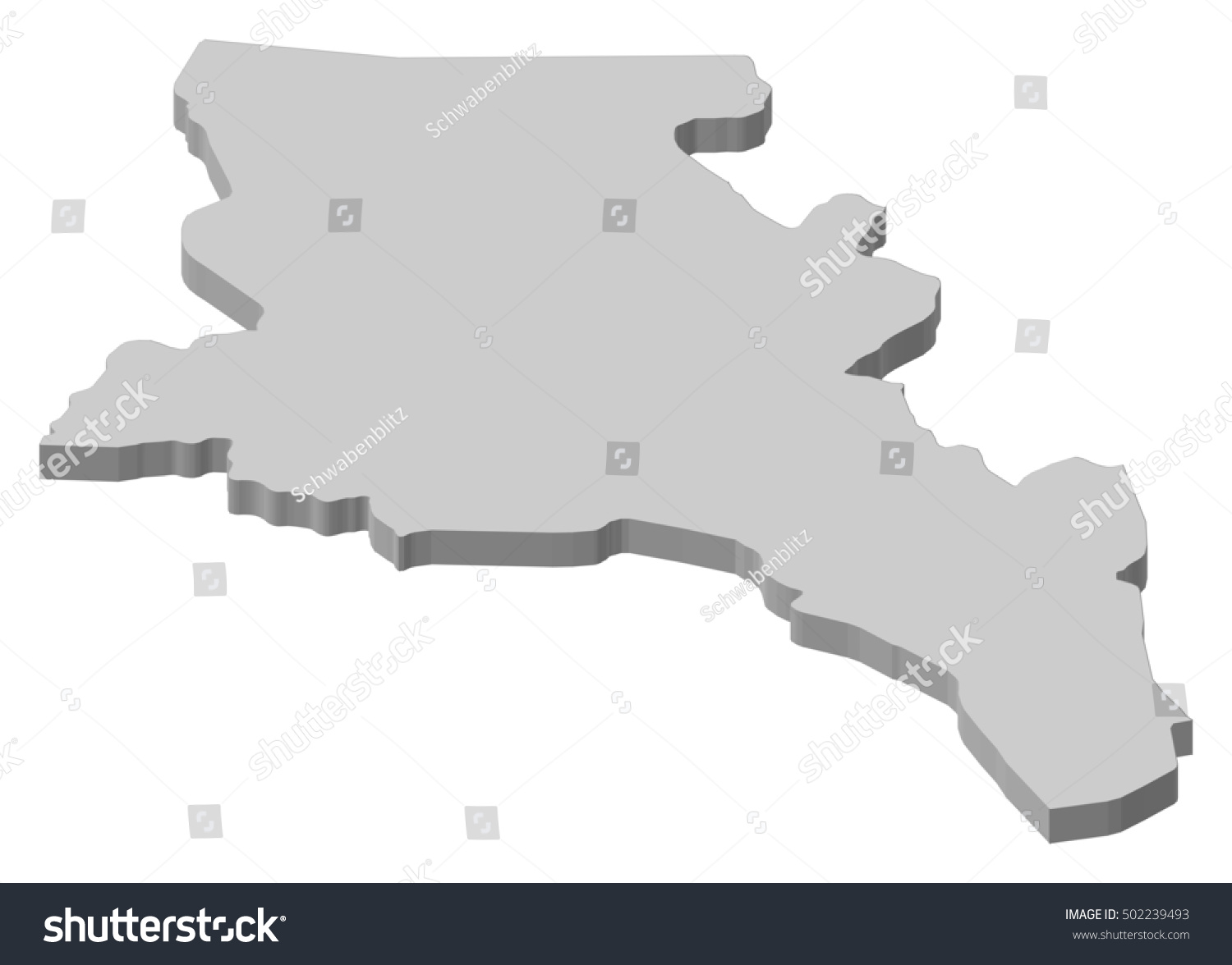 Map Catamarca Argentina D Illustration Royalty Free Stock