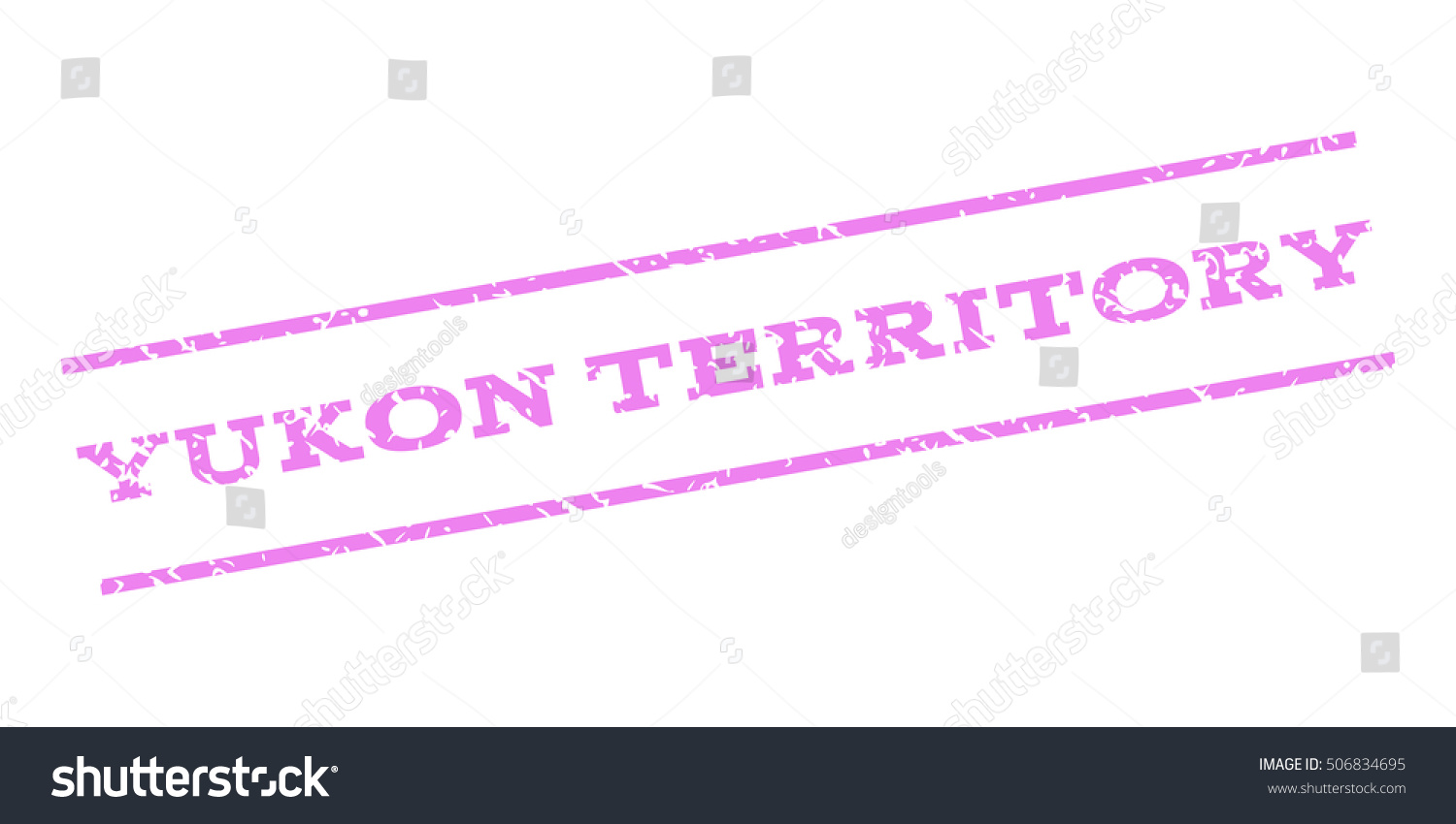 Yukon Territory Watermark Stamp Text Tag Royalty Free Stock Vector