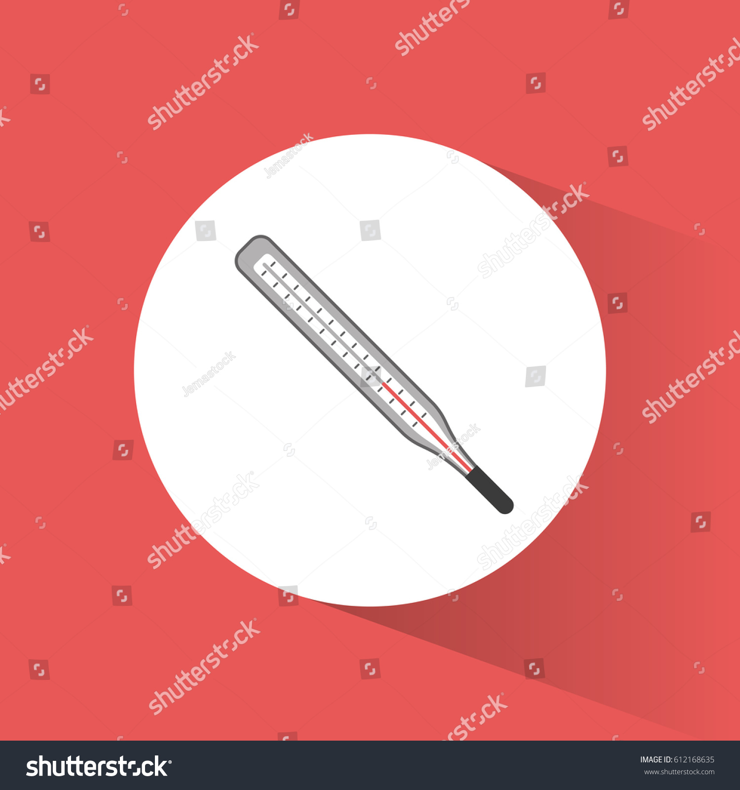 Thermometer Temperature Medical Tool Royalty Free Stock Vector