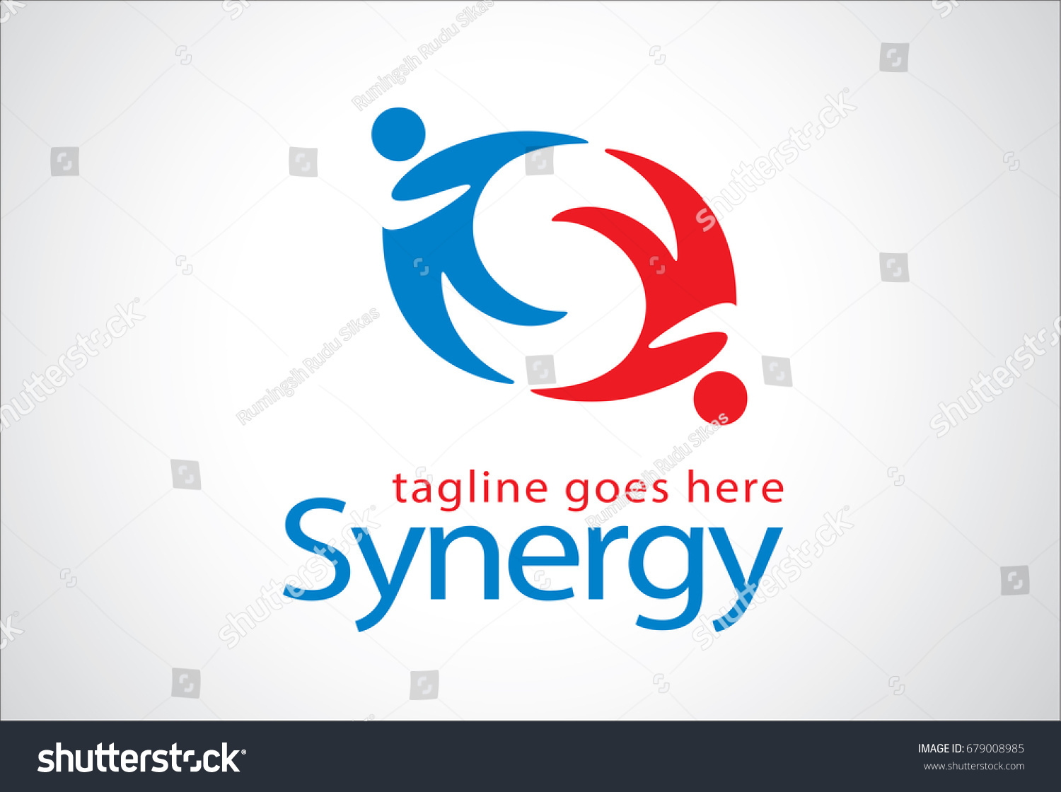 Synergy Logo Template Design Royalty Free Stock Vector 679008985