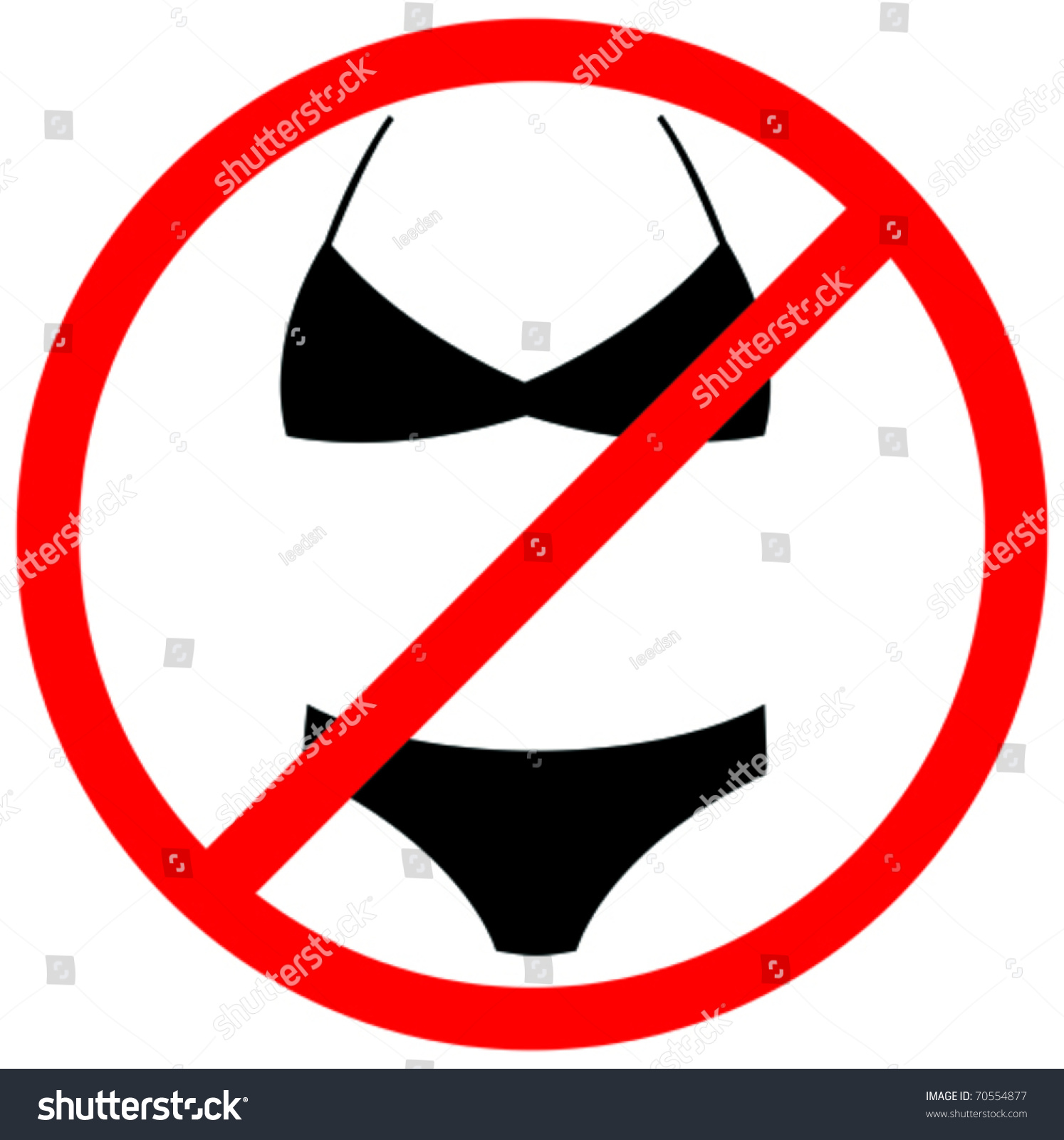 Vector Naturism Sign Means Nude People Only No Royalty Free Stock