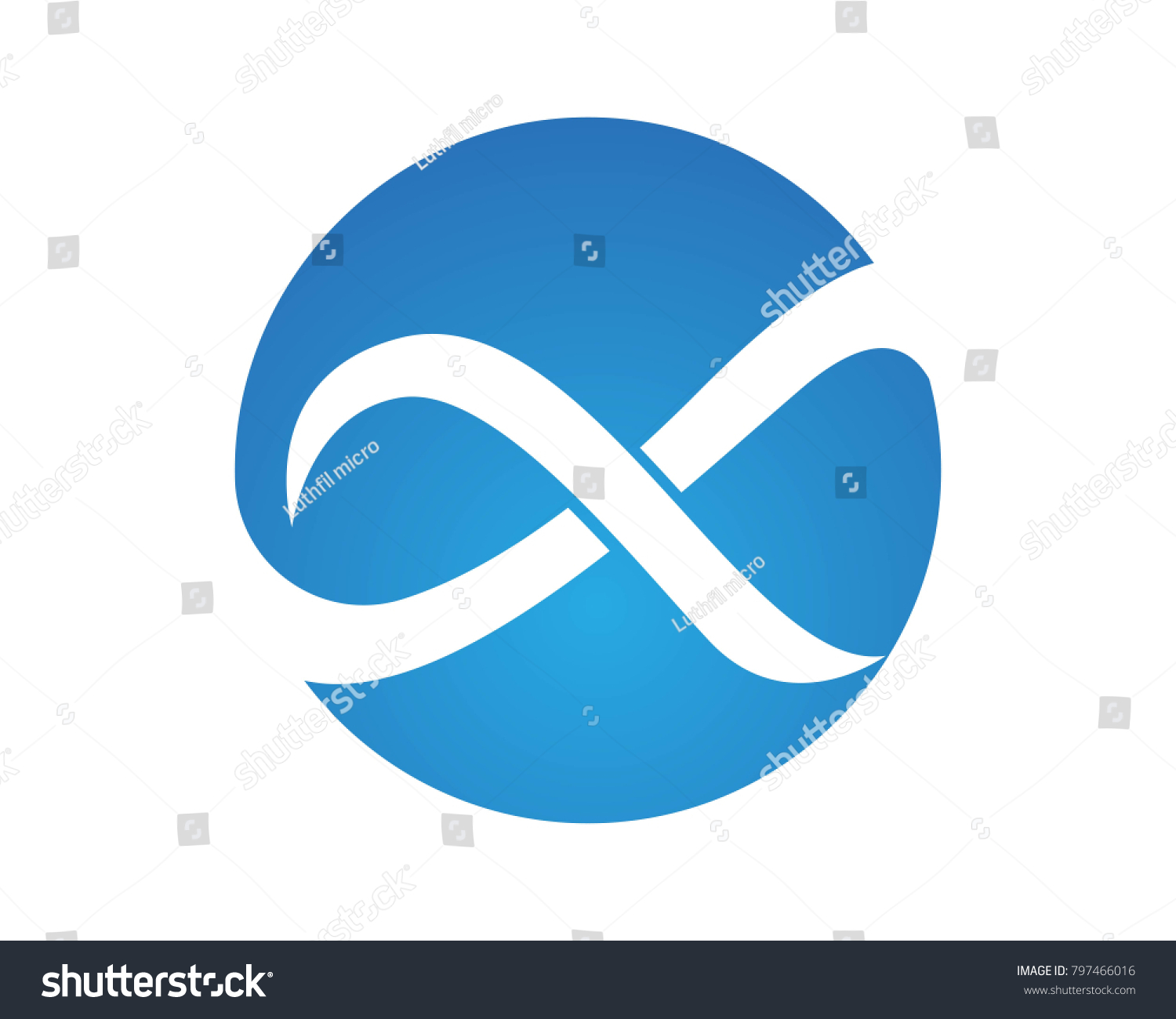 Infinity Logos And Symbols Template Icons App Royalty Free Stock