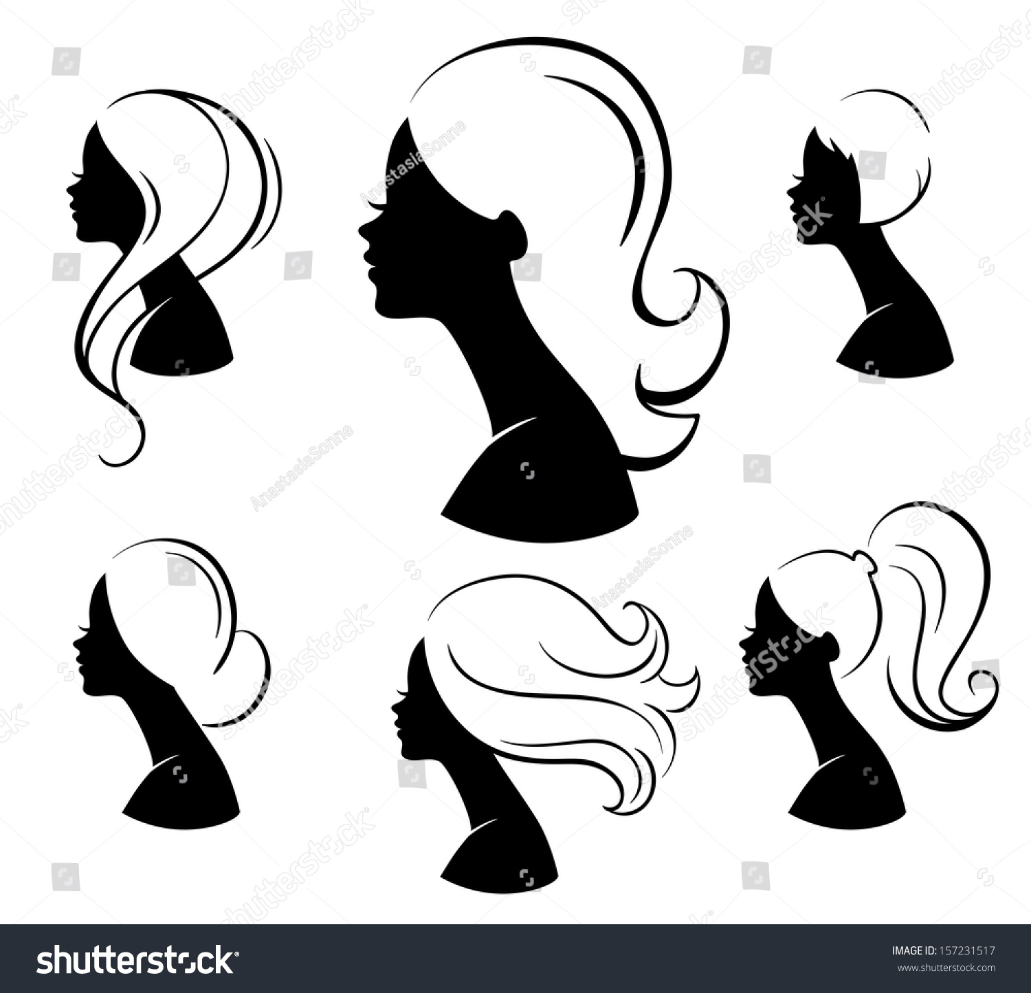 free clipart hairstyles - photo #38