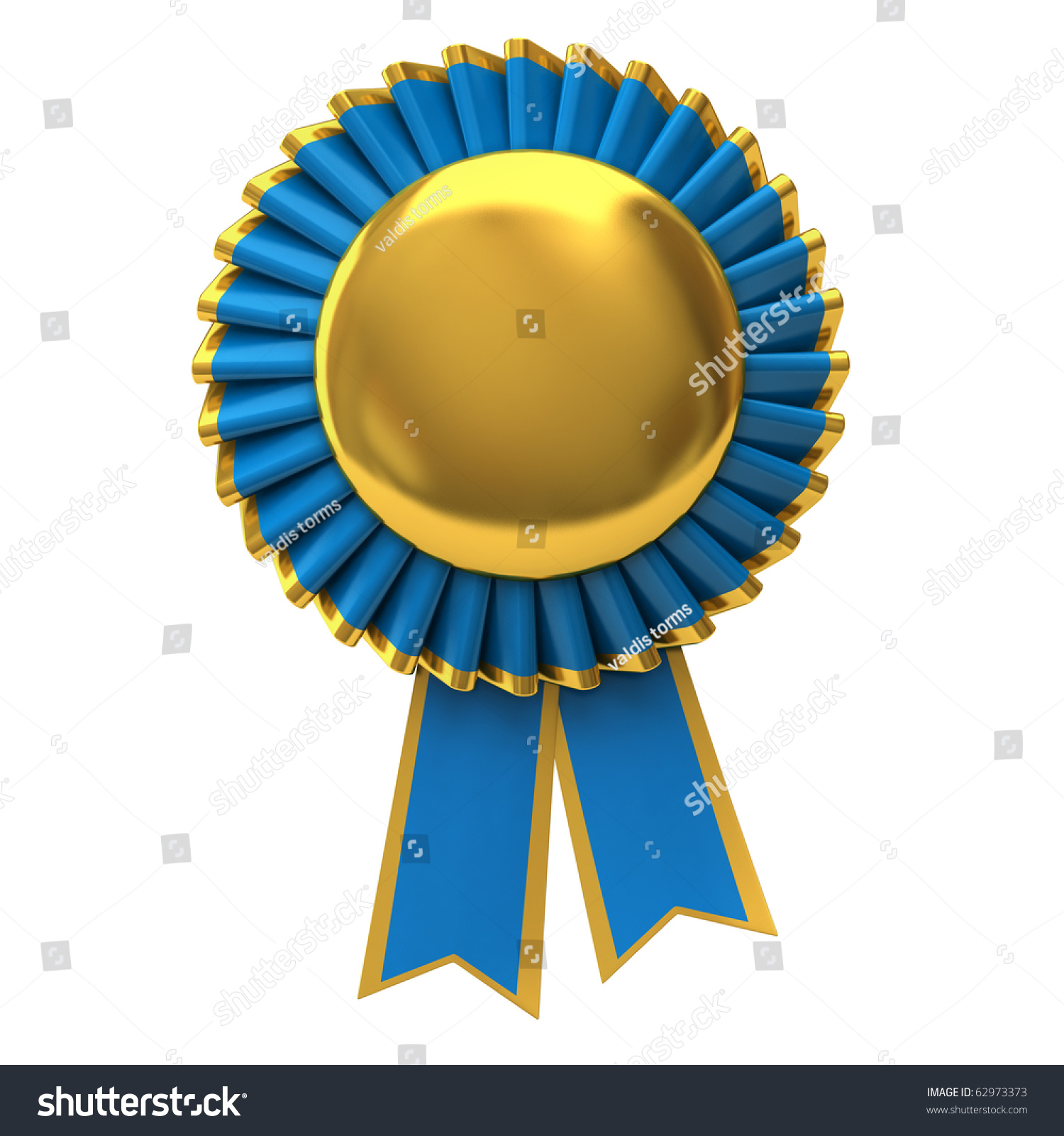 Blank Award Ribbon Rosette Stock Illustration Shutterstock