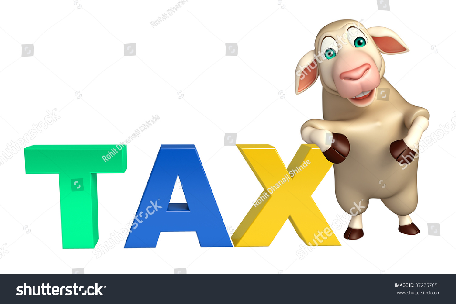 stock-photo--d-rendered-illustration-of-sheep-cartoon-character-with-tax-sign-372757051.jpg
