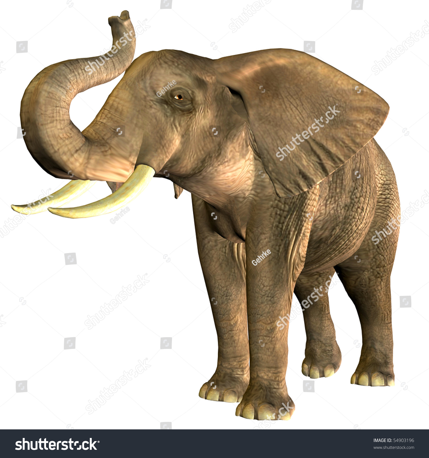 elephant trumpeting clipart - photo #26