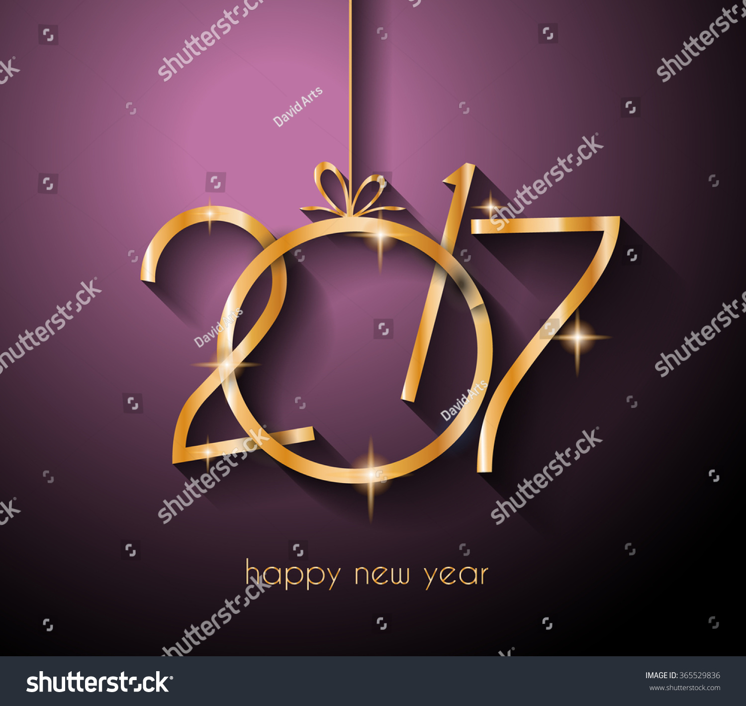 2017 Happy New Year Background Your Stock Illustration 365529836 - Shutterstock