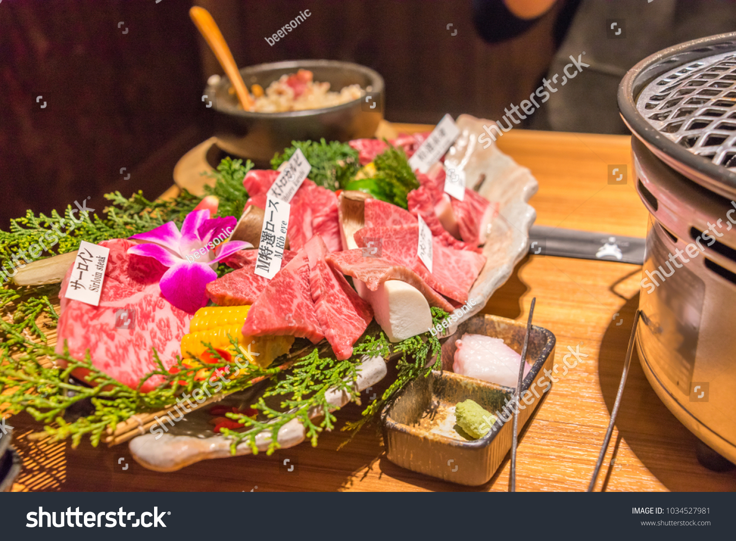 6 Kinds Premium Japanese Beef Matsusaka Stock Photo Edit Now 1034527981