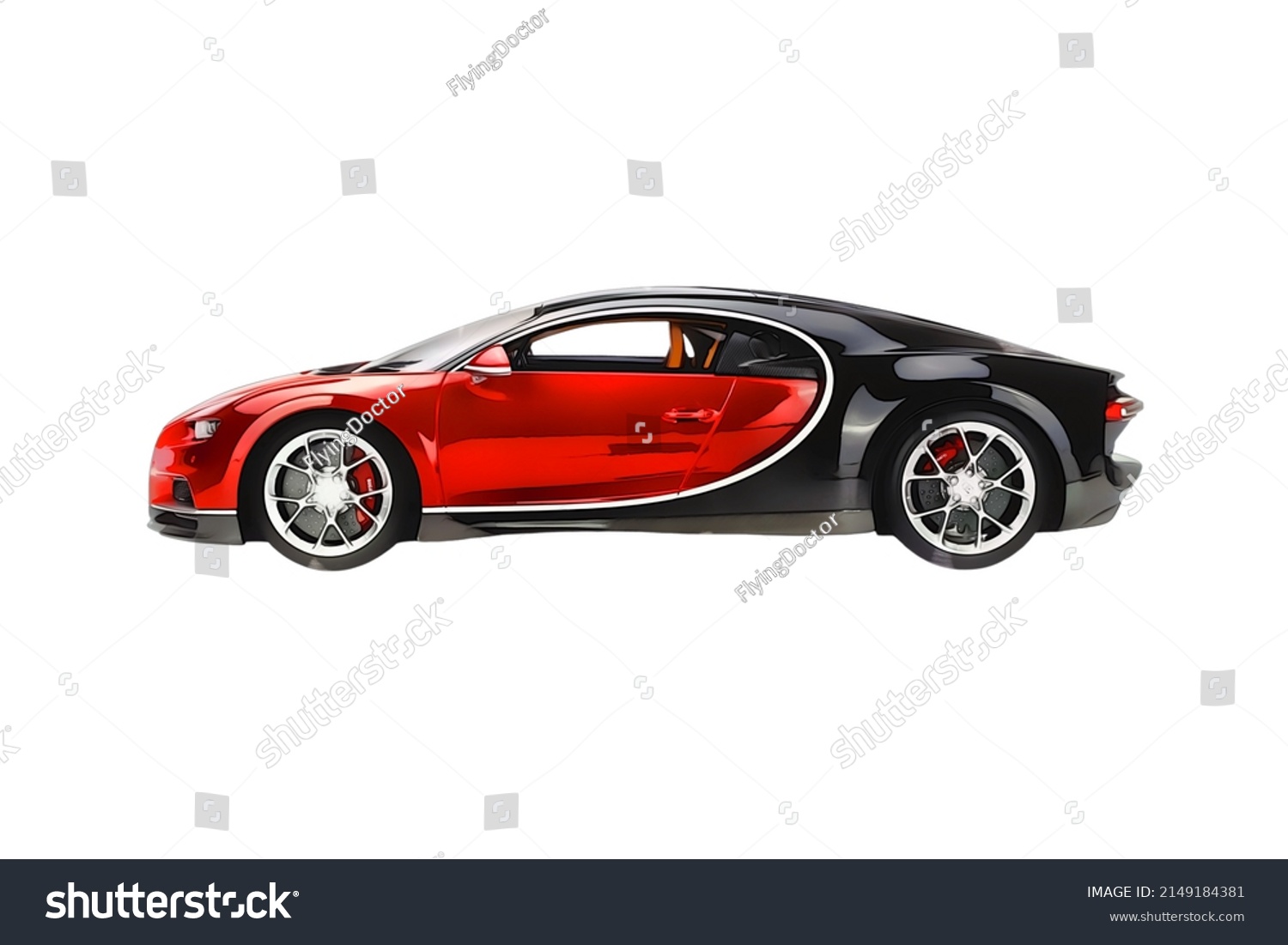 Molsheim France Illustration Bugatti Chiron Stock Illustration