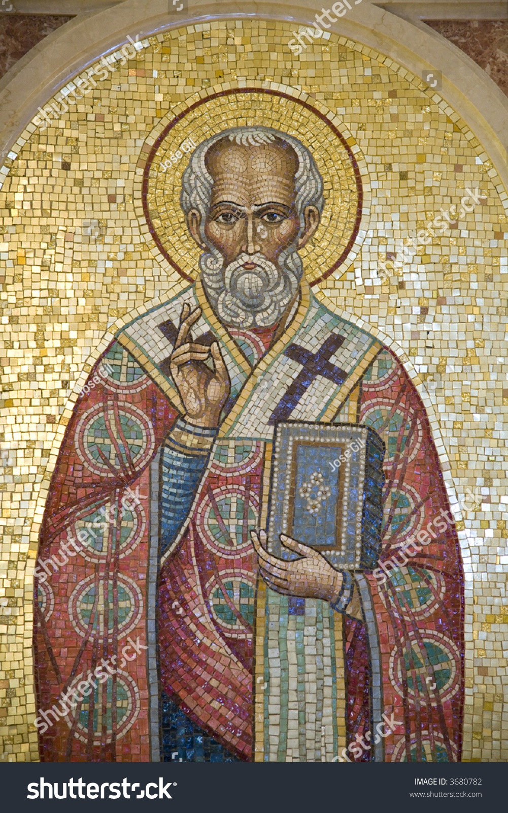 52707 Mosaics In The St. Nicholas Greek Orthodox Church, In