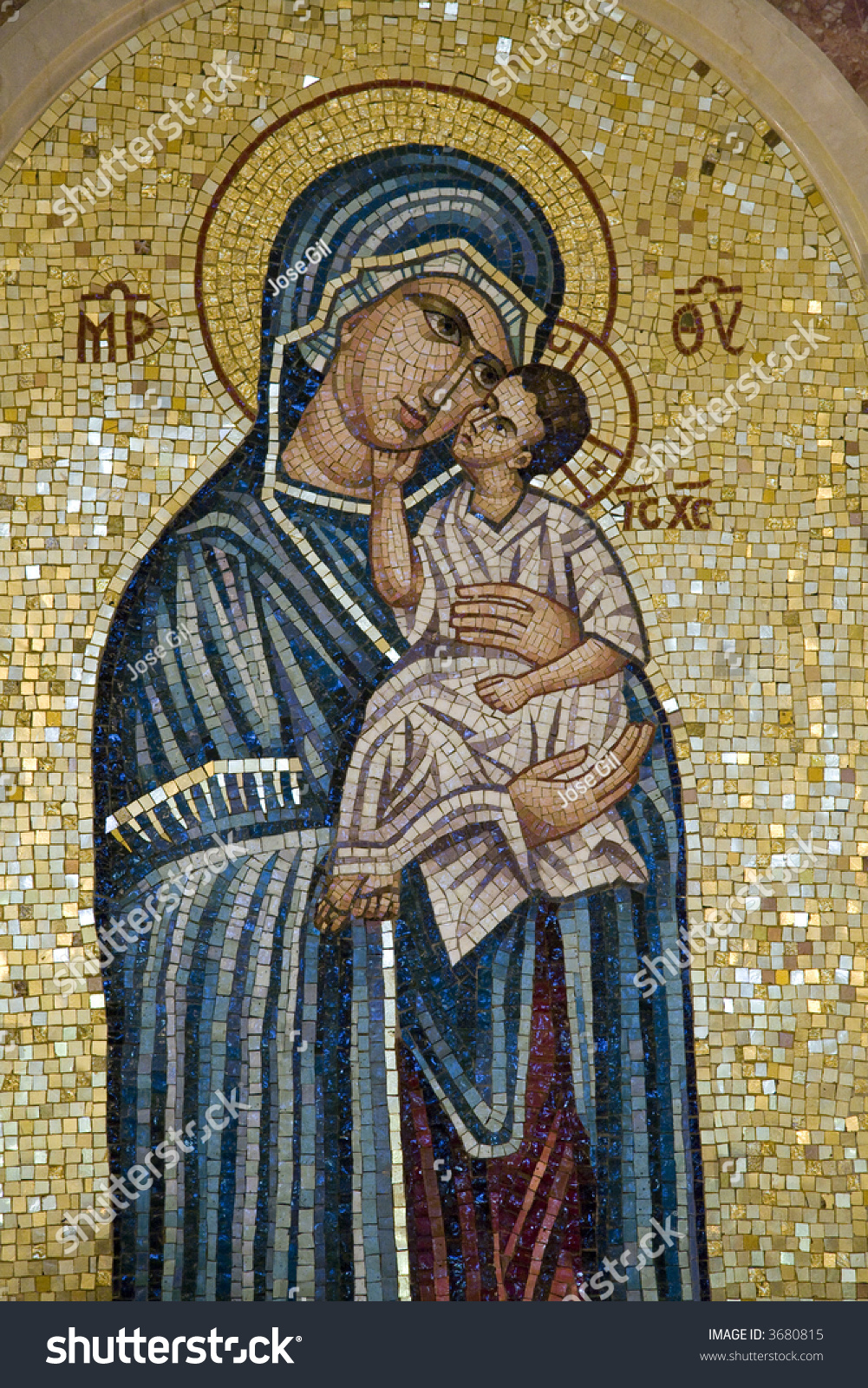 52707 Mosaics In The St. Nicholas Greek Orthodox Church, In