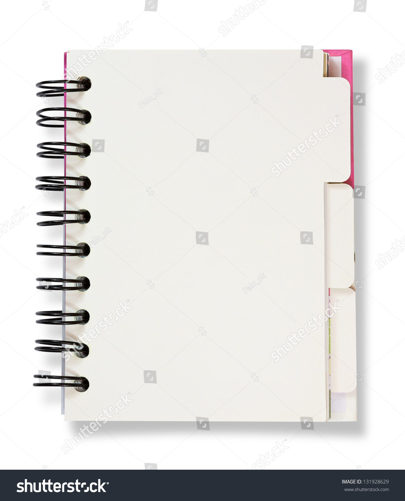 Paper Notebook Front Cover Stock Photo 131928629 : Shutterstock
