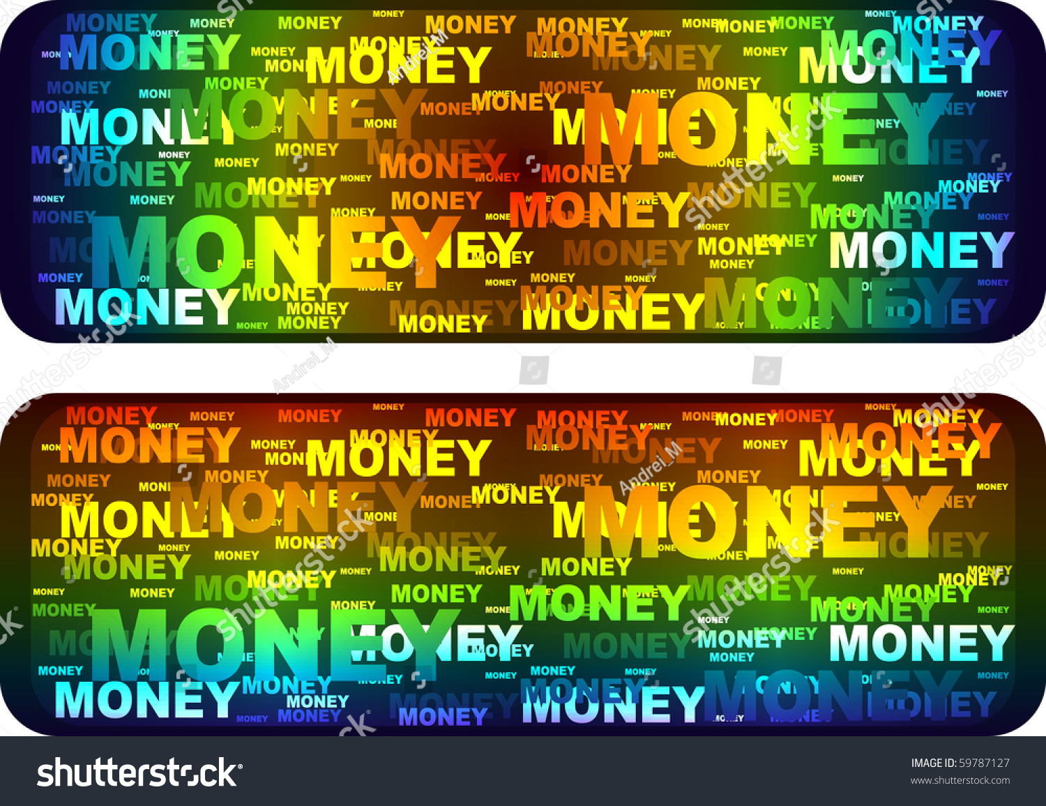 Raster Image Of Vector Money Banner 59787127 Shutterstock