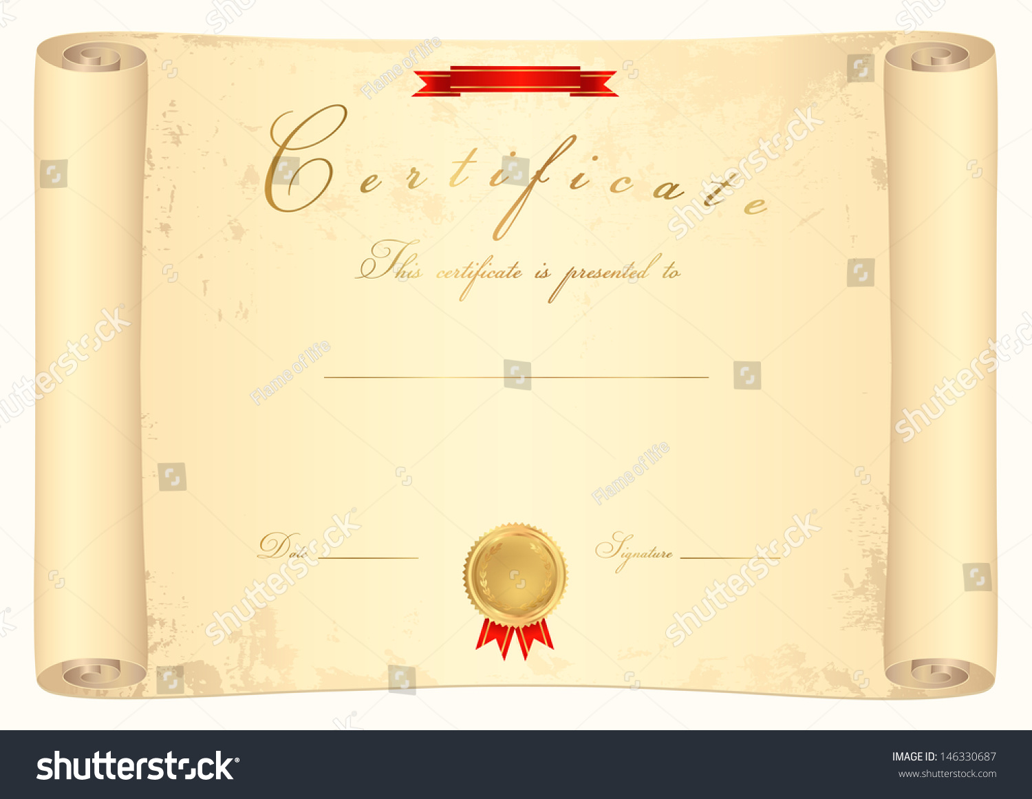 Website Template Parchment Paper