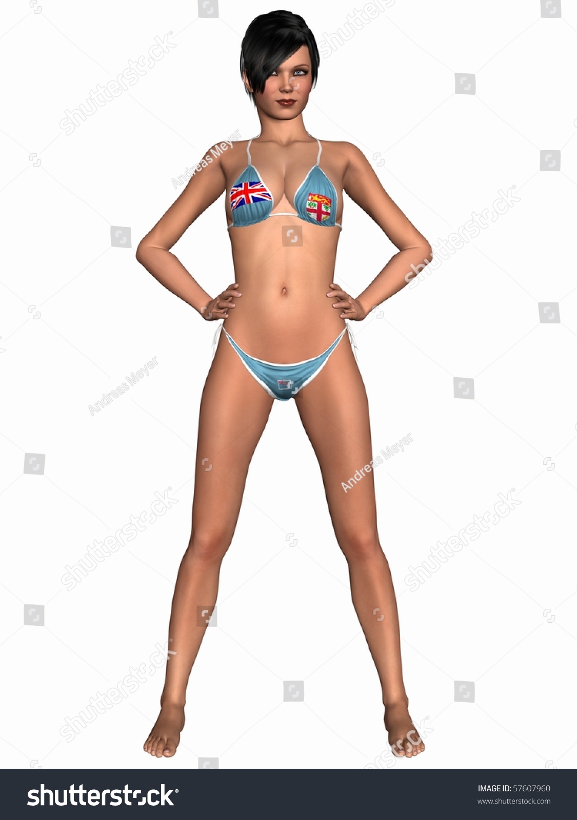 Sexy Girl With Bikini Fiji Stock Photo Shutterstock