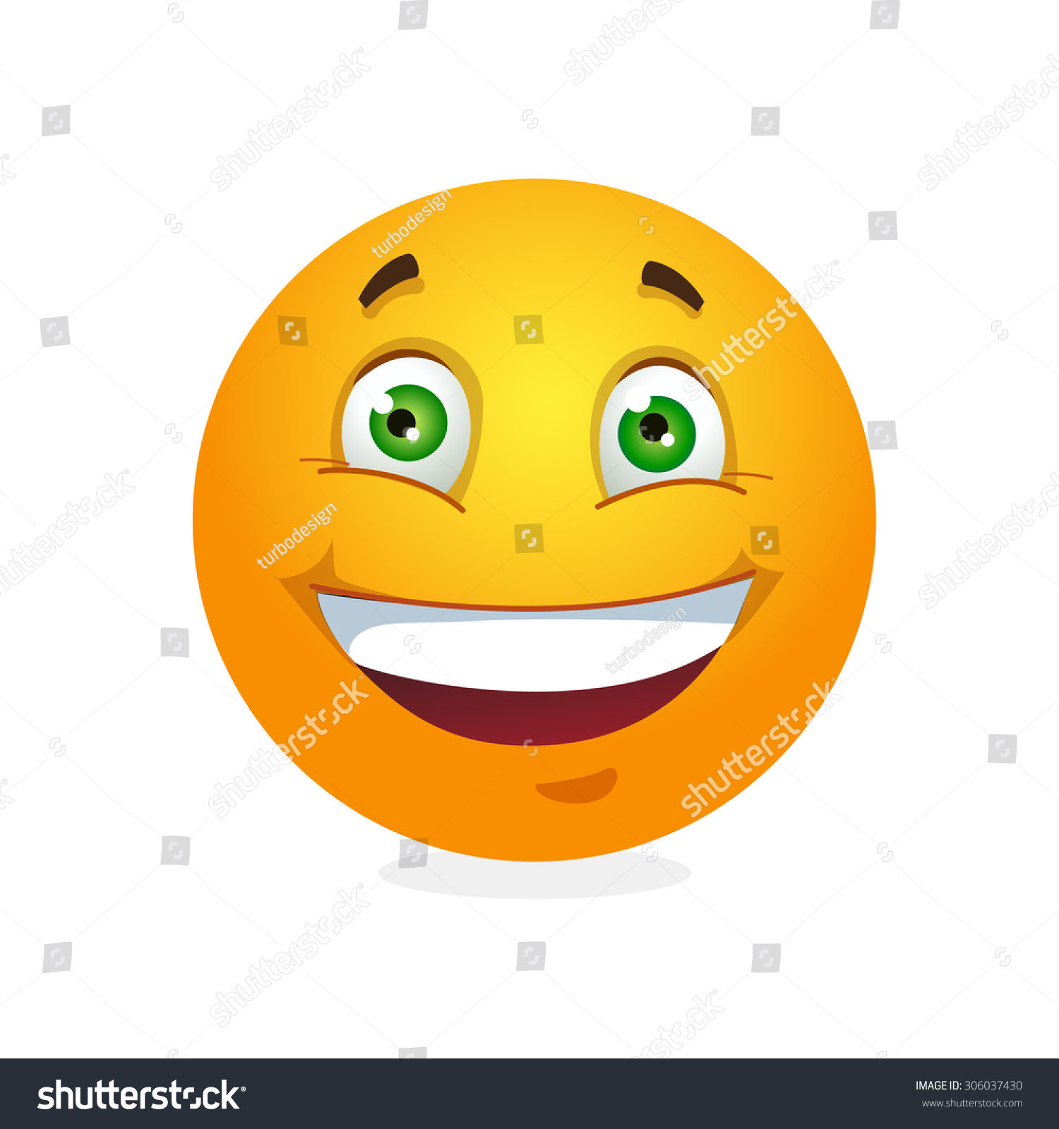 Smile. Emoticon. Stock Photo 306037430 : Shutterstock