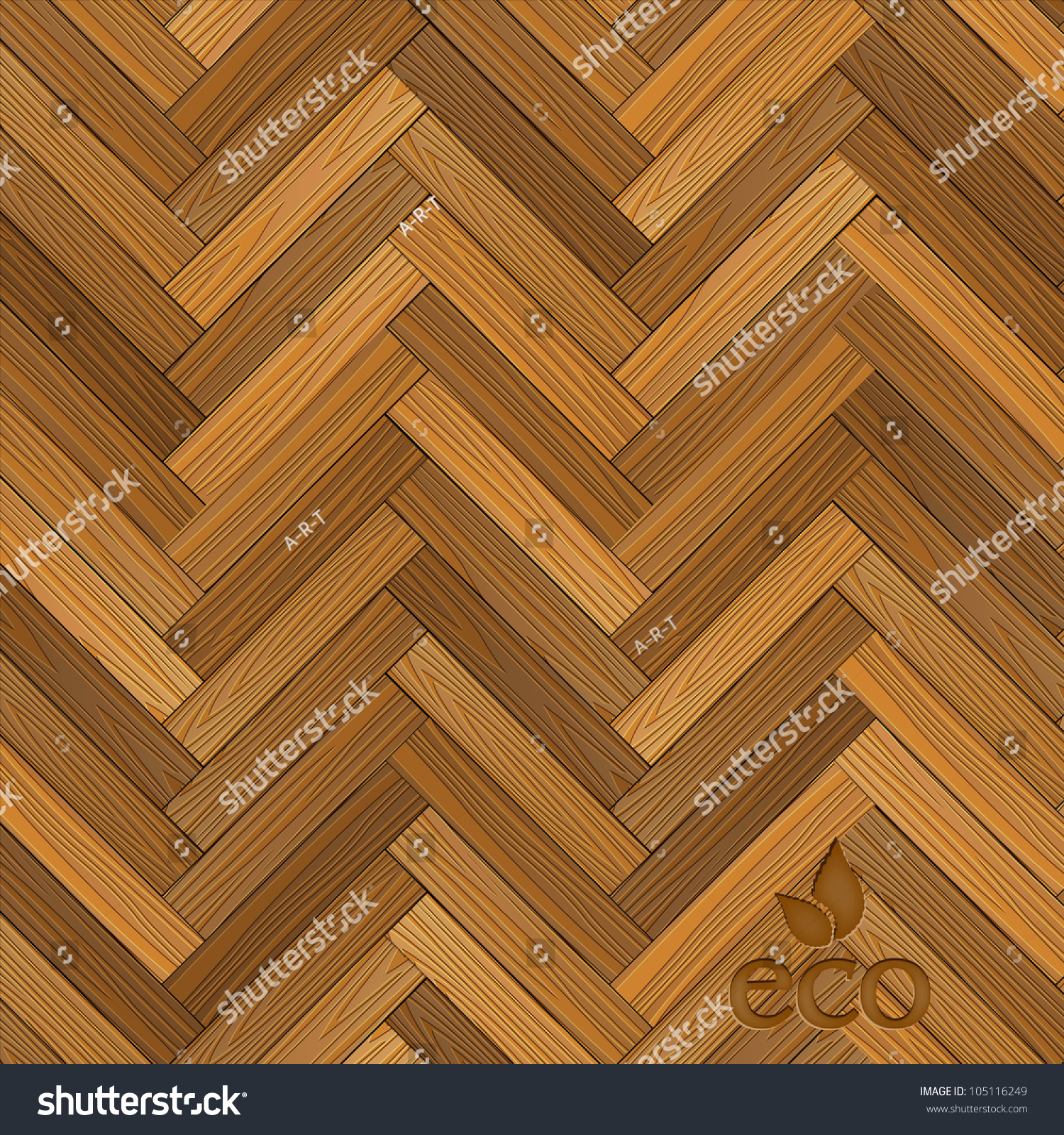 Vector Wood Parquet Floorraster Version 105116249 Shutterstock