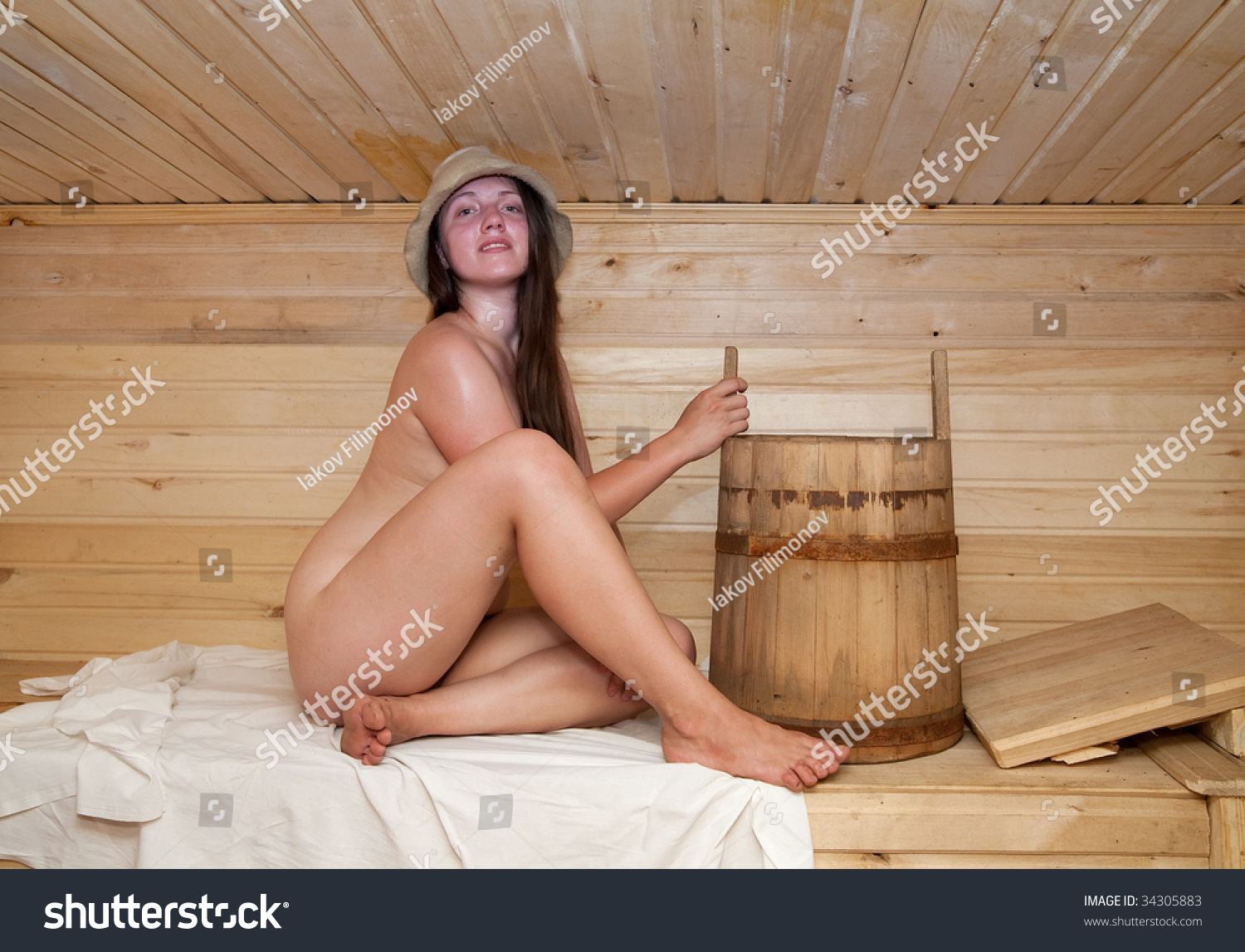 Nude Woman Bath 53