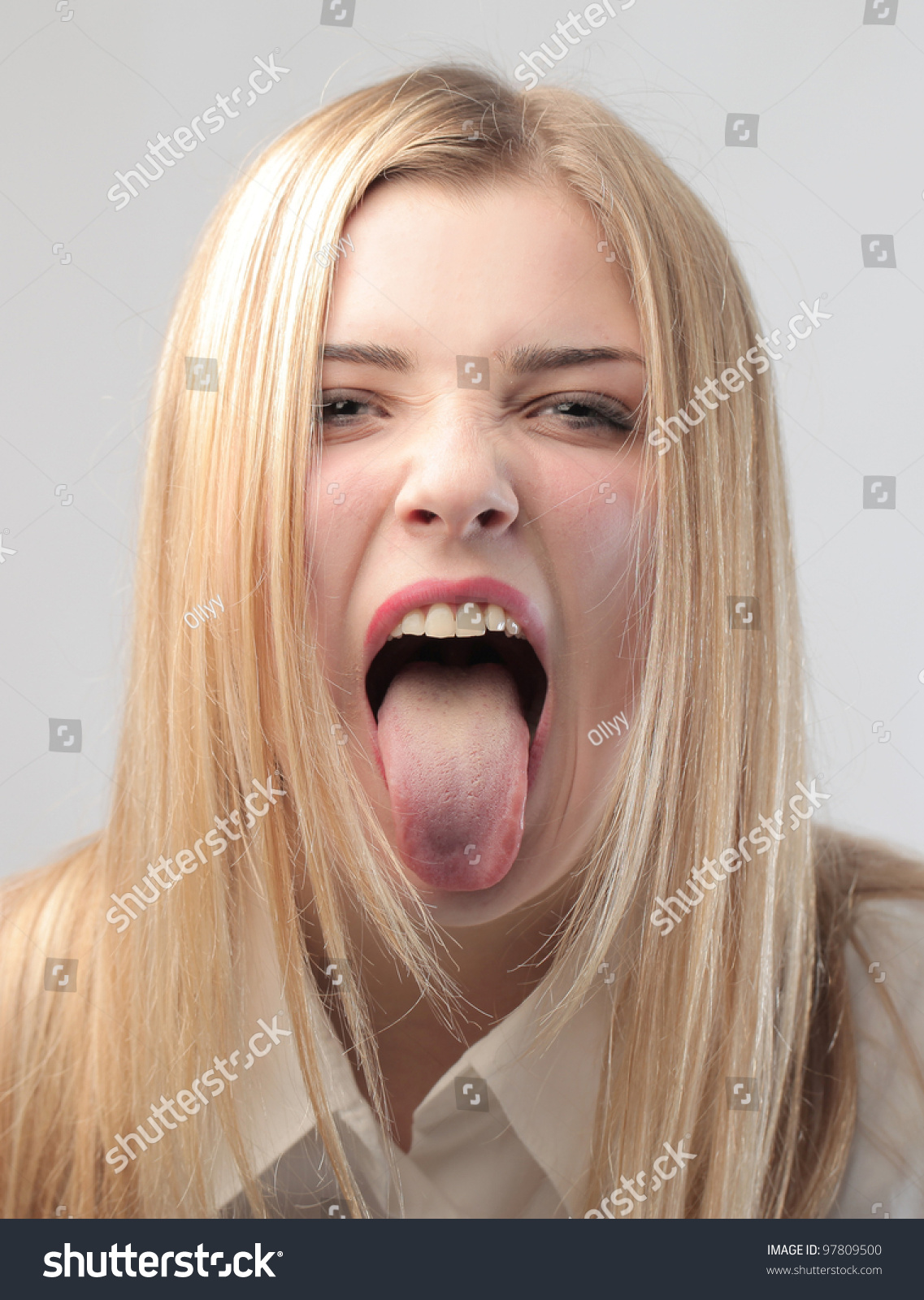 Women Showing Sexy Tongue 22