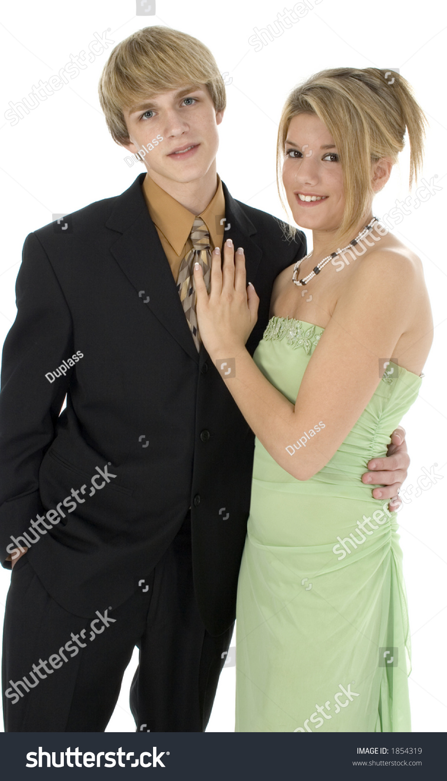 15 Year Old Teen Couple In Suit