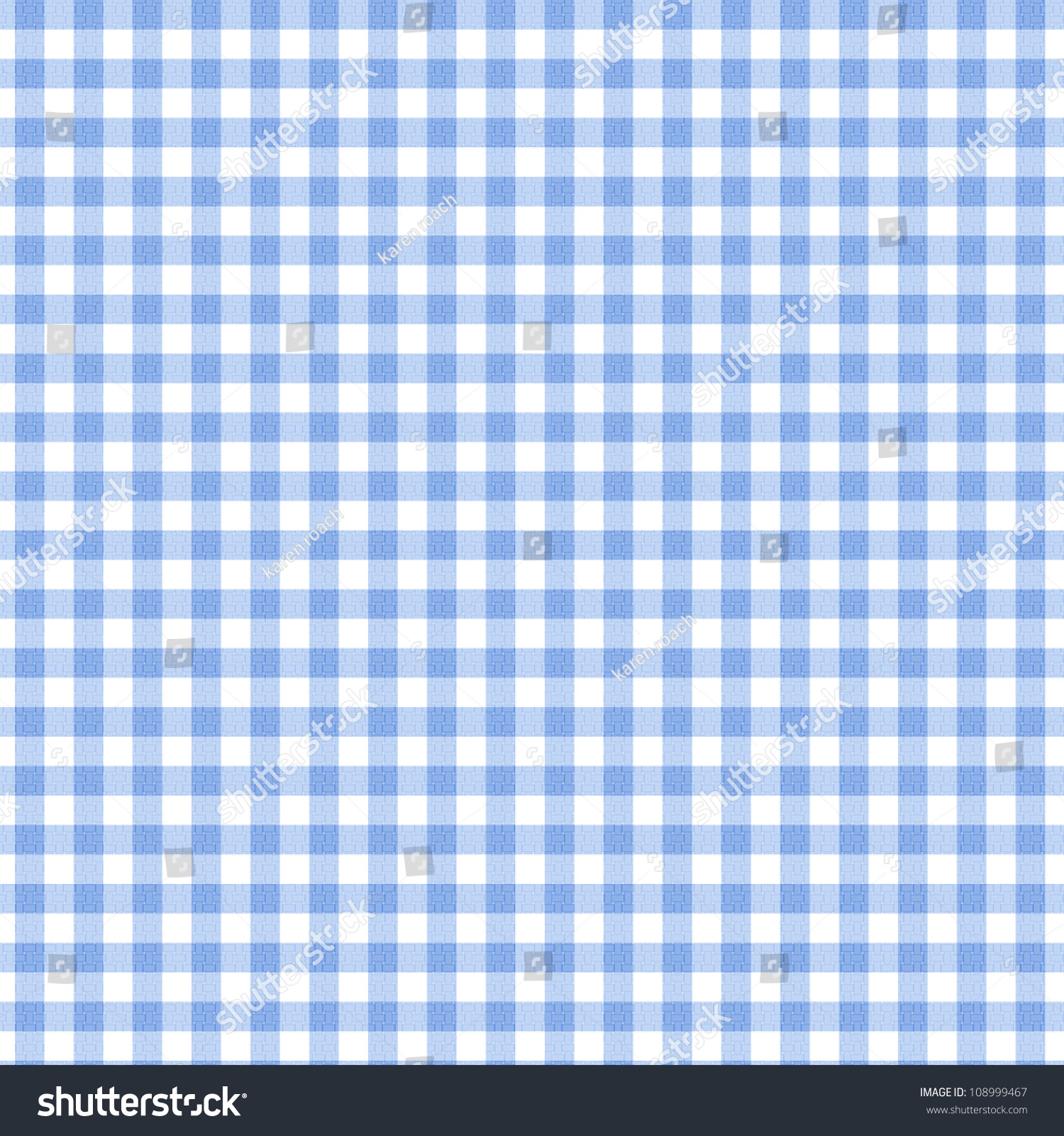 A Dark Blue Gingham Fabric Background That Is Seamless Stock Photo