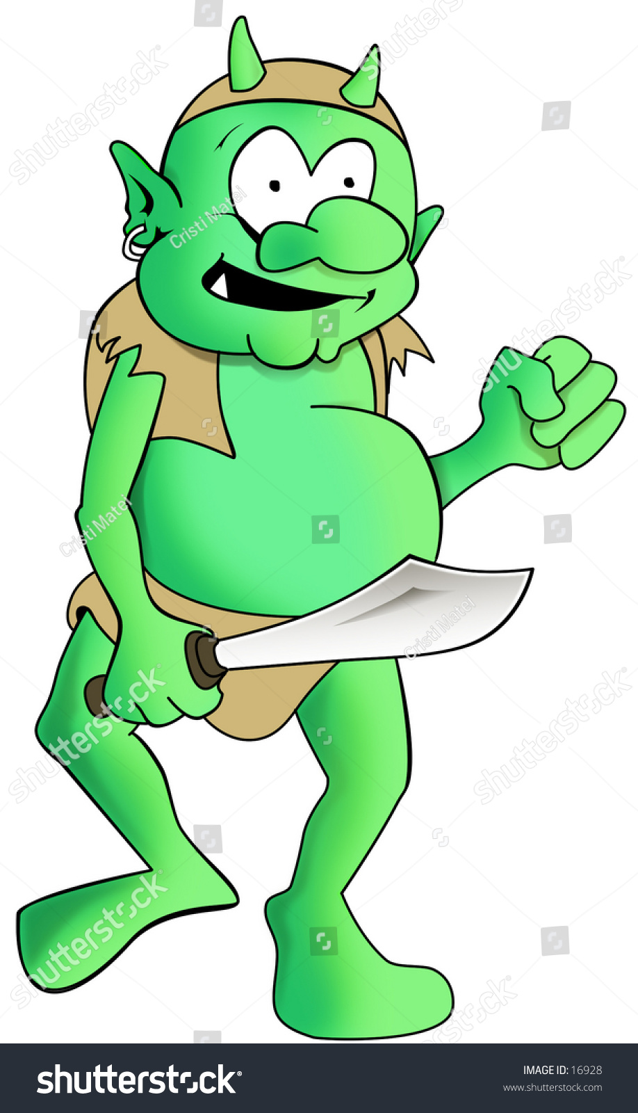 A Goblin Cartoon Character, Stock Photo 16928 : Shutterstock