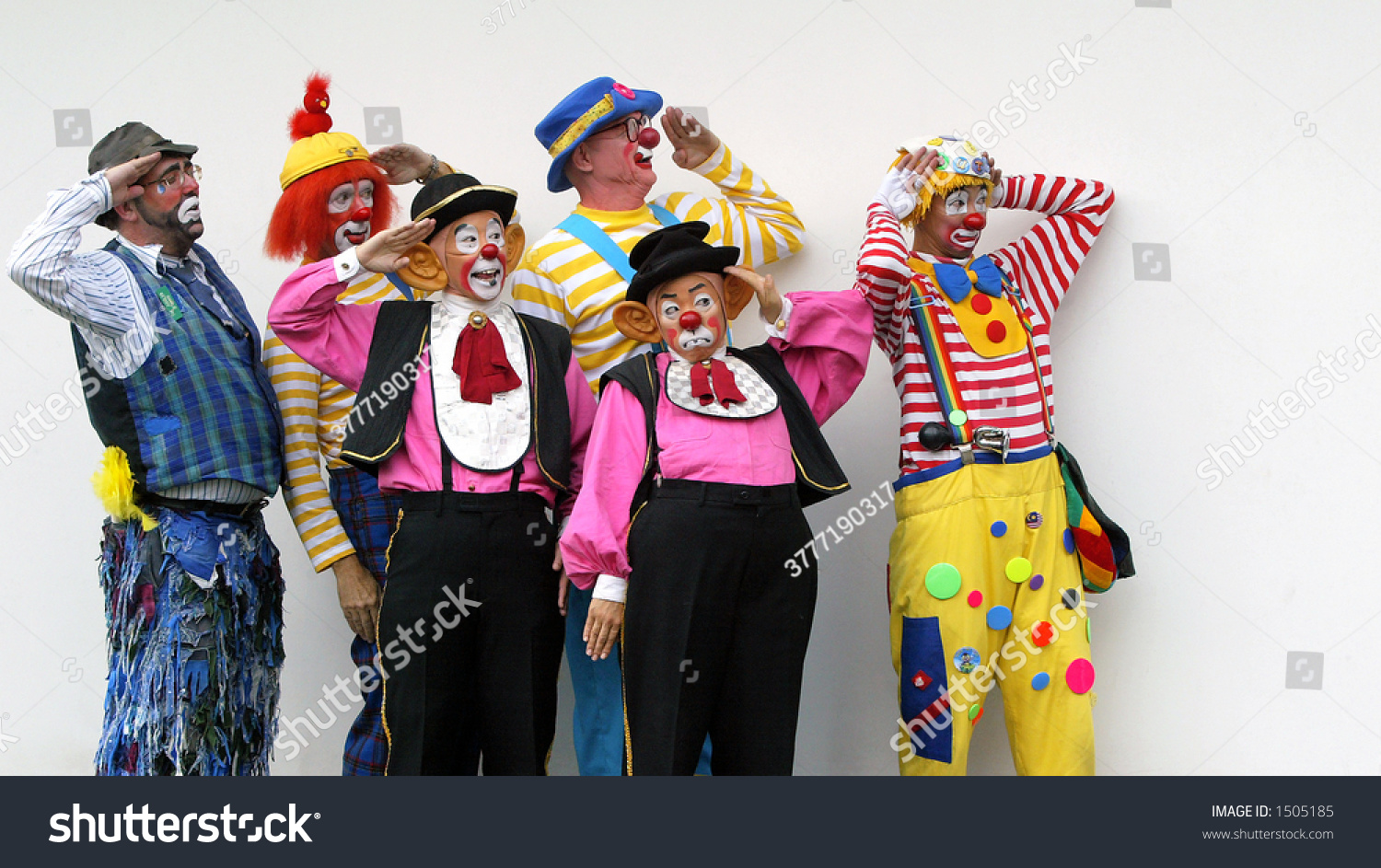 A Group Of Clowns Stock Photo 1505185 Shutterstock