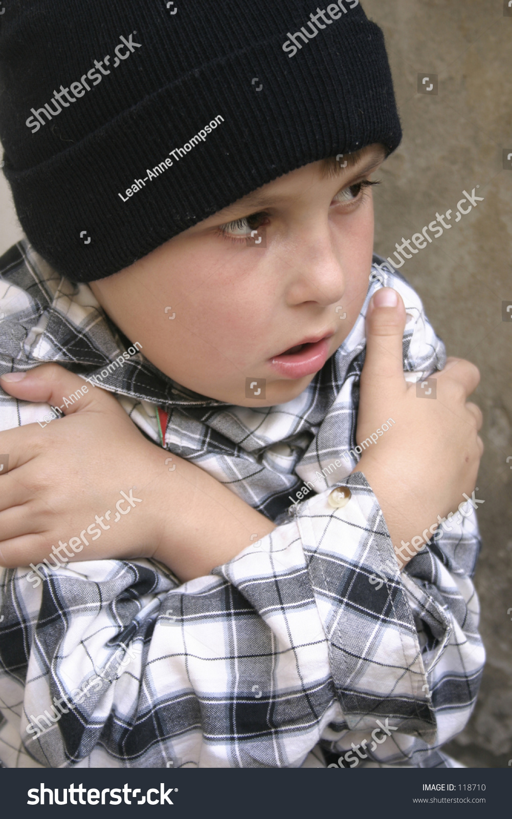 Save to a lightbox - stock-photo-a-homeless-boy-cold-and-lonely-part-of-a-kids-on-the-street-series-118710