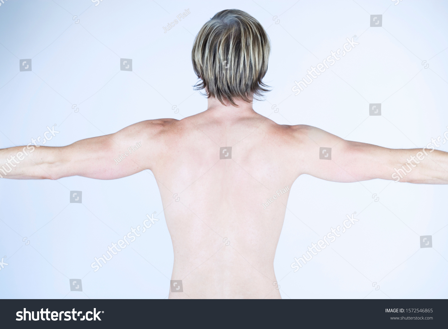 Male Nude Back View Stock Photo Edit Now