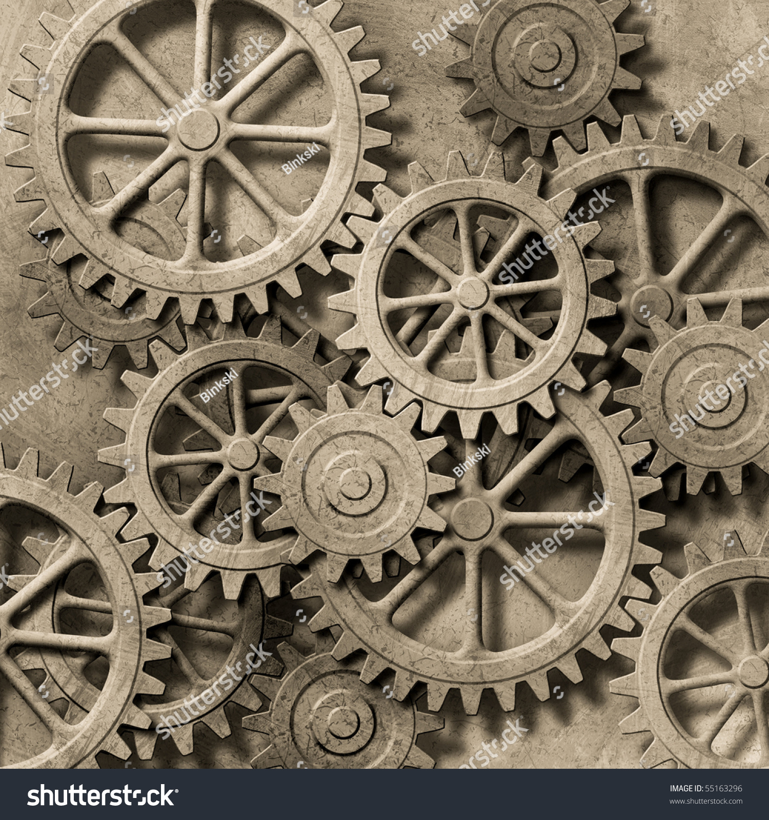 Mechanical Background Gears Cogs Stock Illustration 55163296 Shutterstock