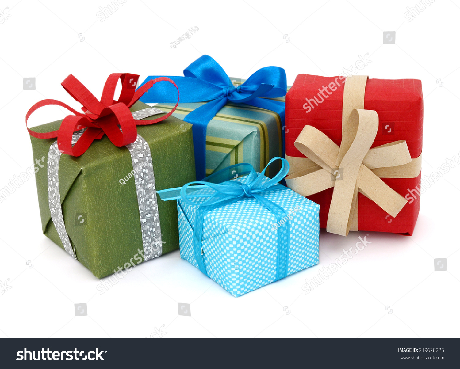 A Pile Of T Boxes Holiday Presents Stock Photo 219628225 Shutterstock