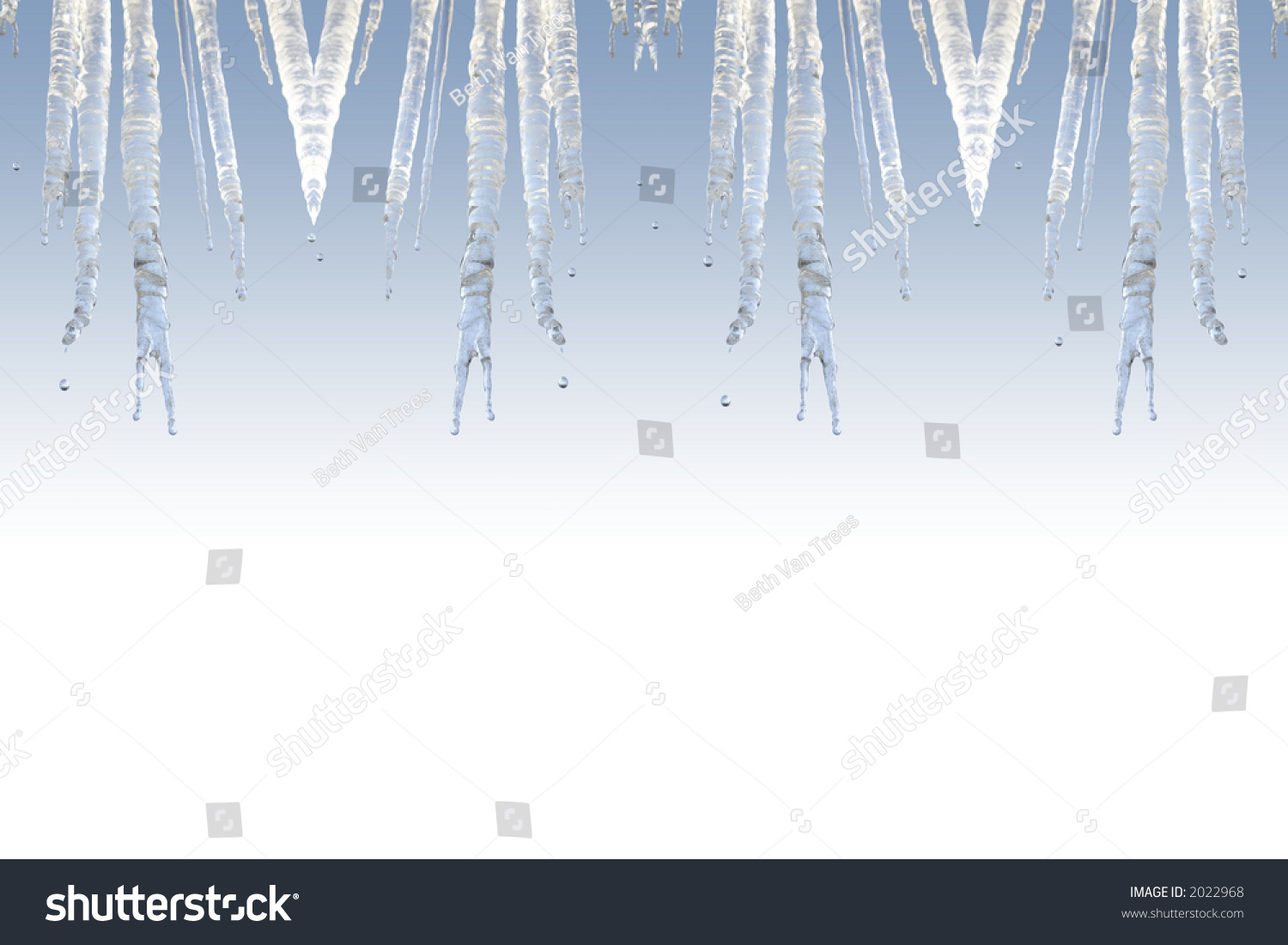 A Pretty Icicle Frame A Pretty Icicle Frame Stock Photo 2022968