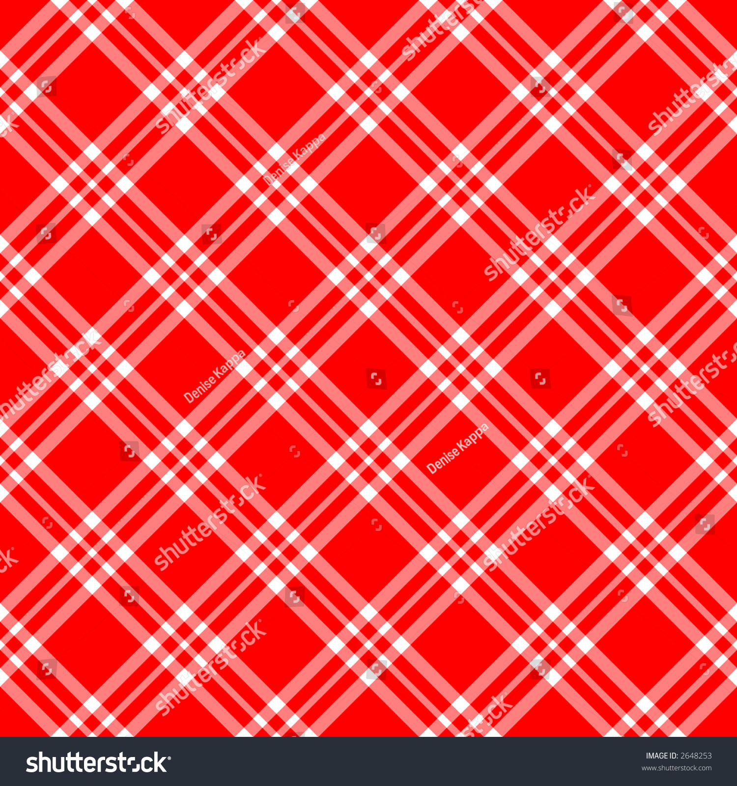 A Red White Plaid Seamless Tile To Size Desired Stock Photo 2648253