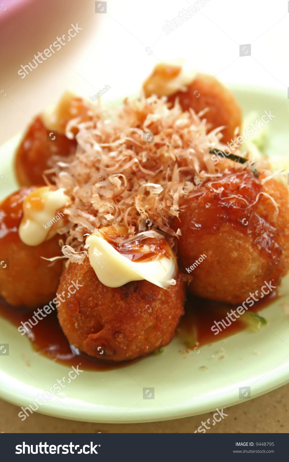 Set Plate Popular Japanese Tako Yaki Stock Photo 9448795 - Shutterstock