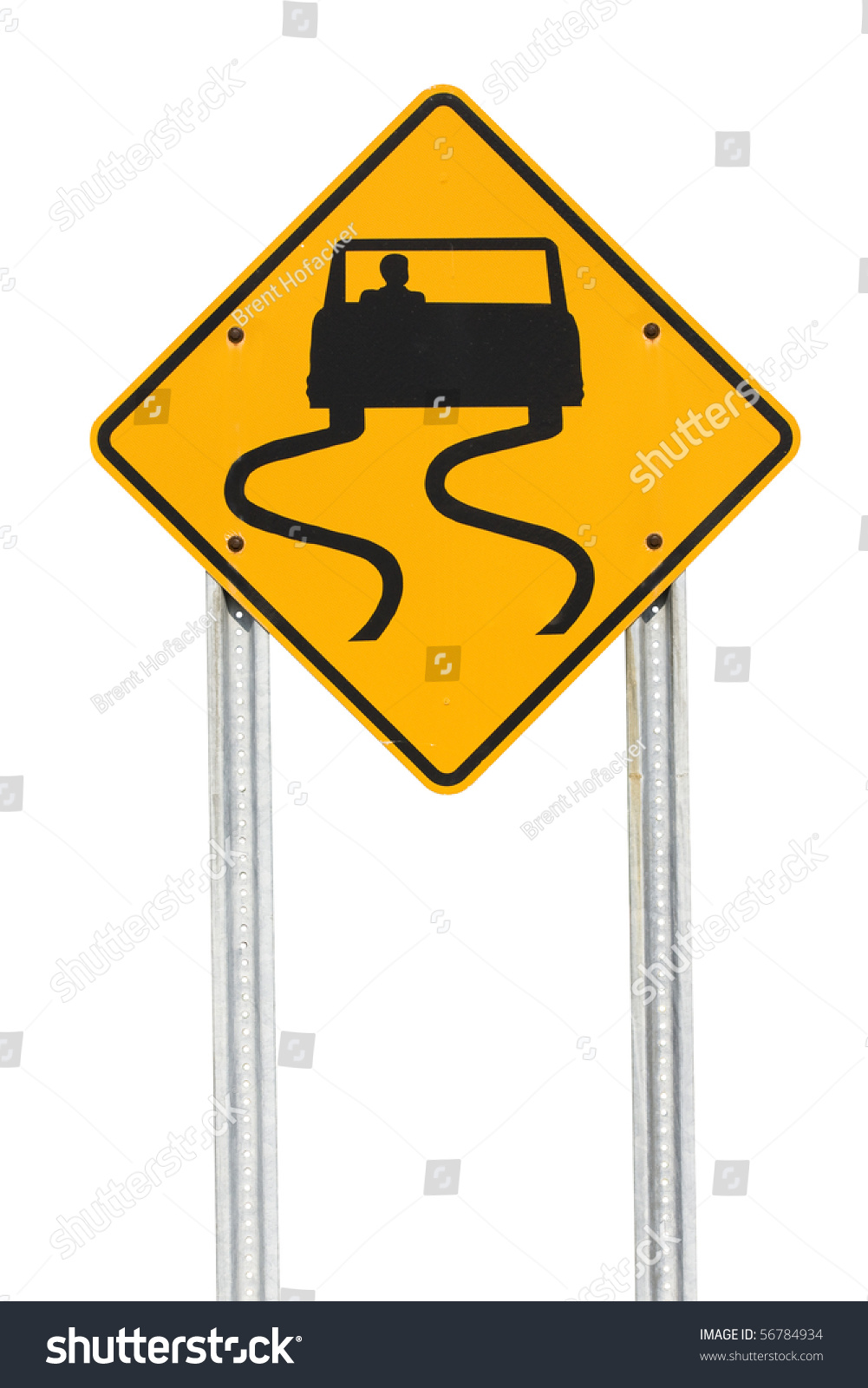 Swerving Car Road Sign Meaning