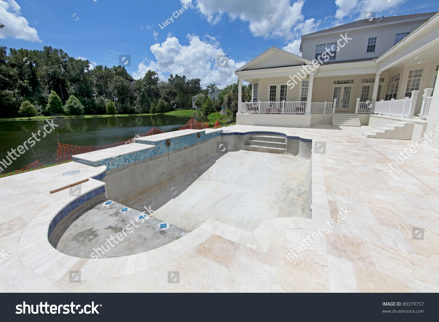 swimming pool under house