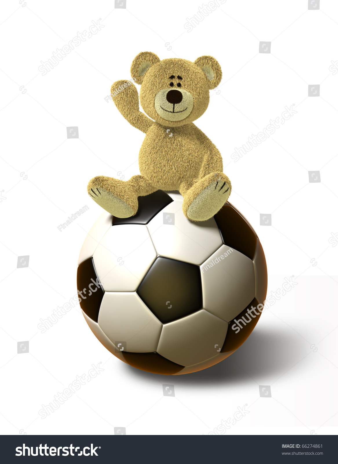 teddy bear soccer