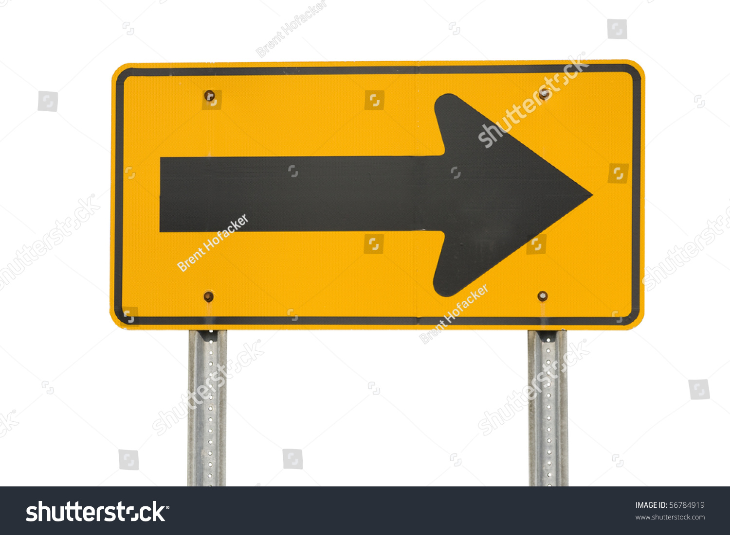 a-yellow-arrow-sign-pointing-to-the-right-stock-photo-56784919