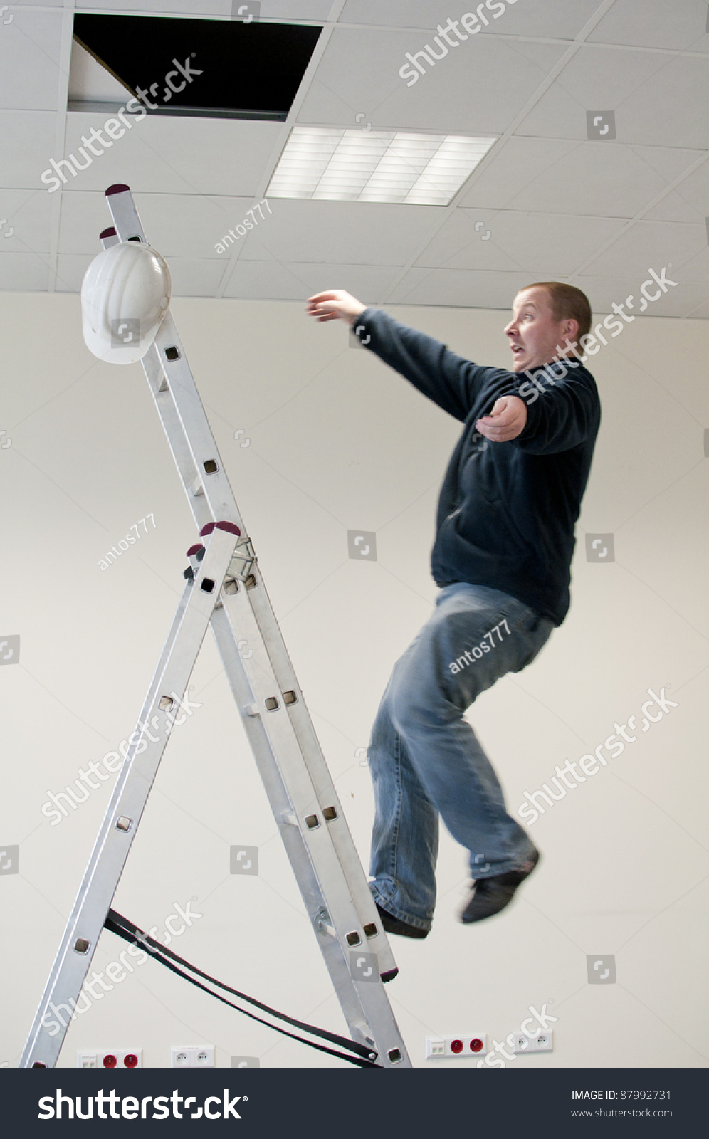 clipart man falling off ladder - photo #22