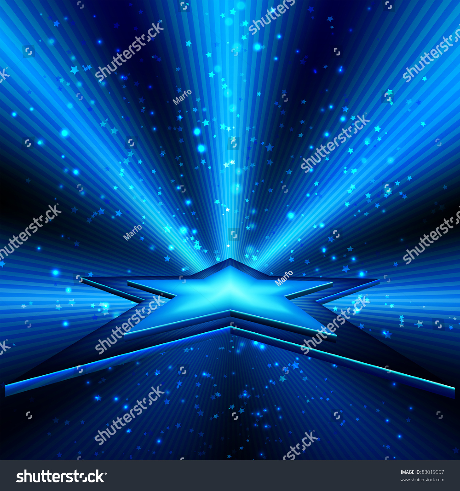 Abstract Background. Shining Star Stock Photo 88019557 : Shutterstock