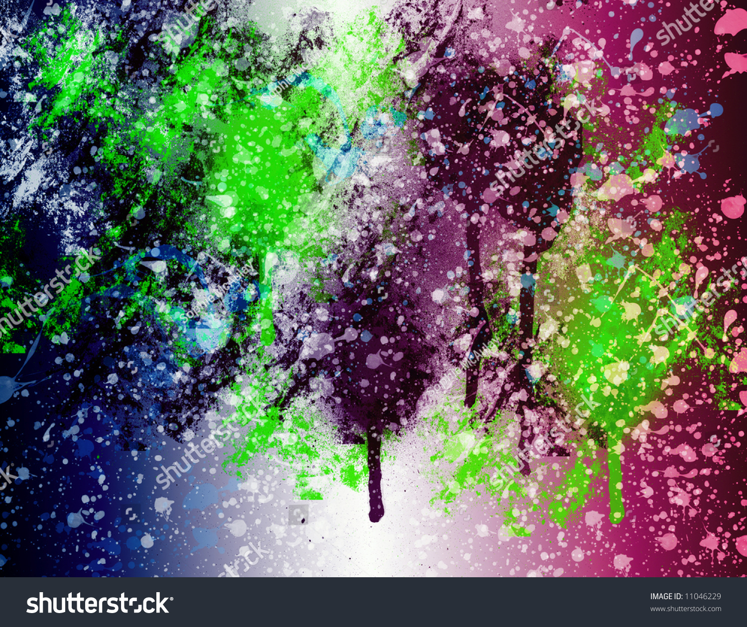 Abstract Background With Paint Splash Stock Photo 11046229 : Shutterstock