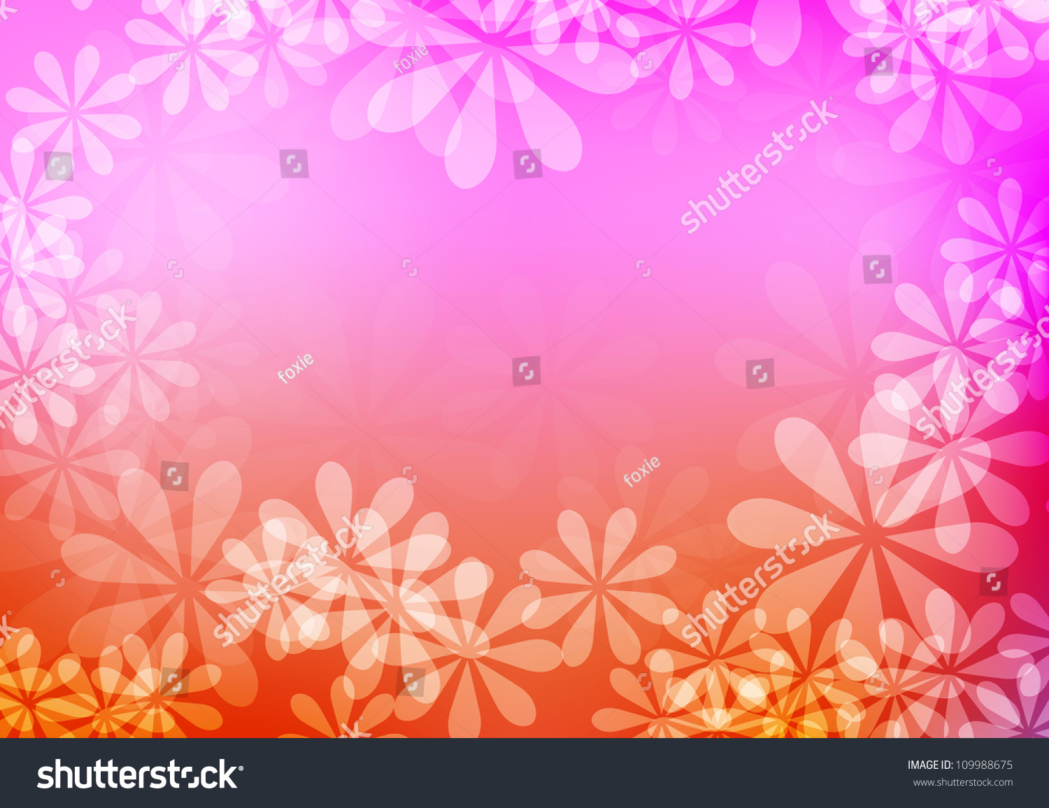 Abstract Warm Floral Subtle Soft Background - Raster Version Stock Photo 109988675 : Shutterstock
