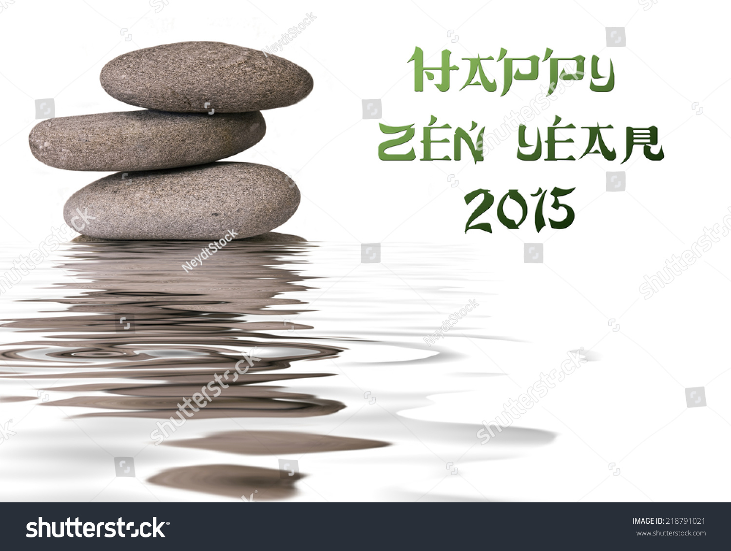 Abstract Zen Pebbles Happy New Year Stock Photo 218791021 - Shutterstock